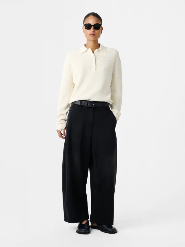 Chesapeake Knit in Parchment made by Studio Nicholson