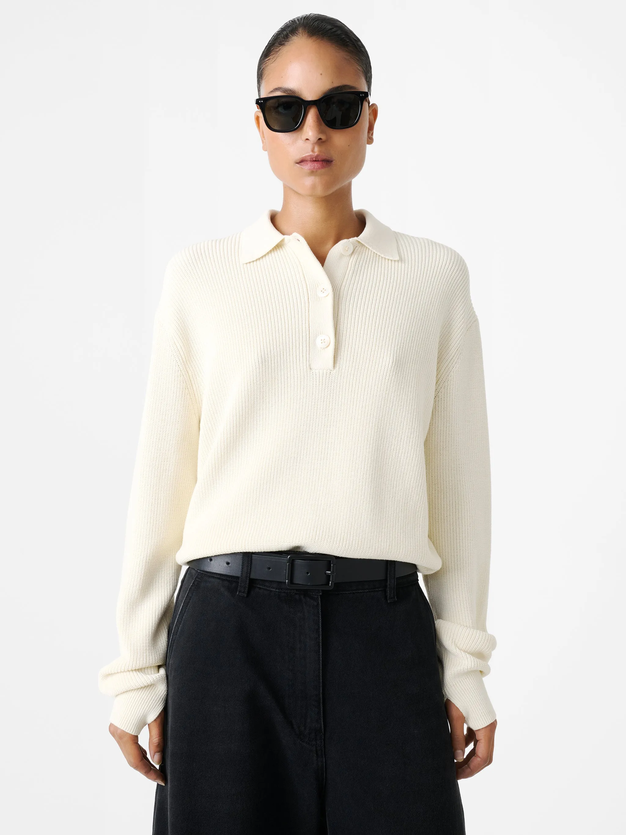 Chesapeake Knit in Parchment sold by Studio Nicholson product image thumbnail 2