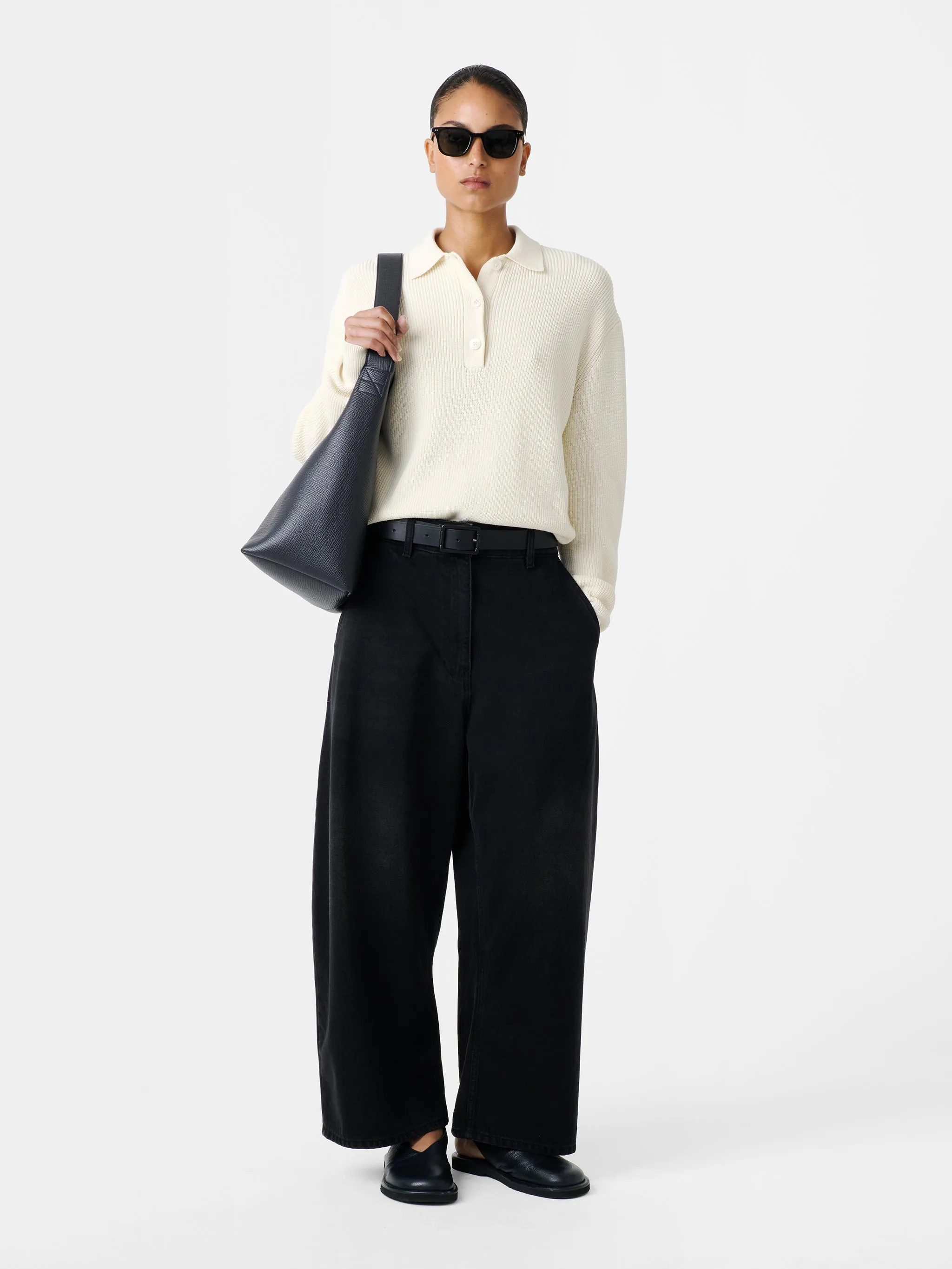 Chesapeake Knit in Parchment sold by Studio Nicholson product image thumbnail 3