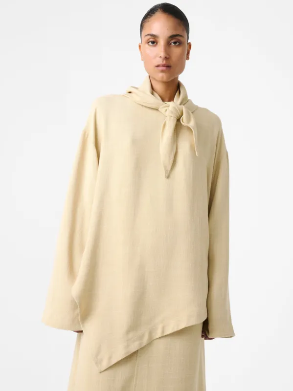 Bute Top in Straw sold by Studio Nicholson