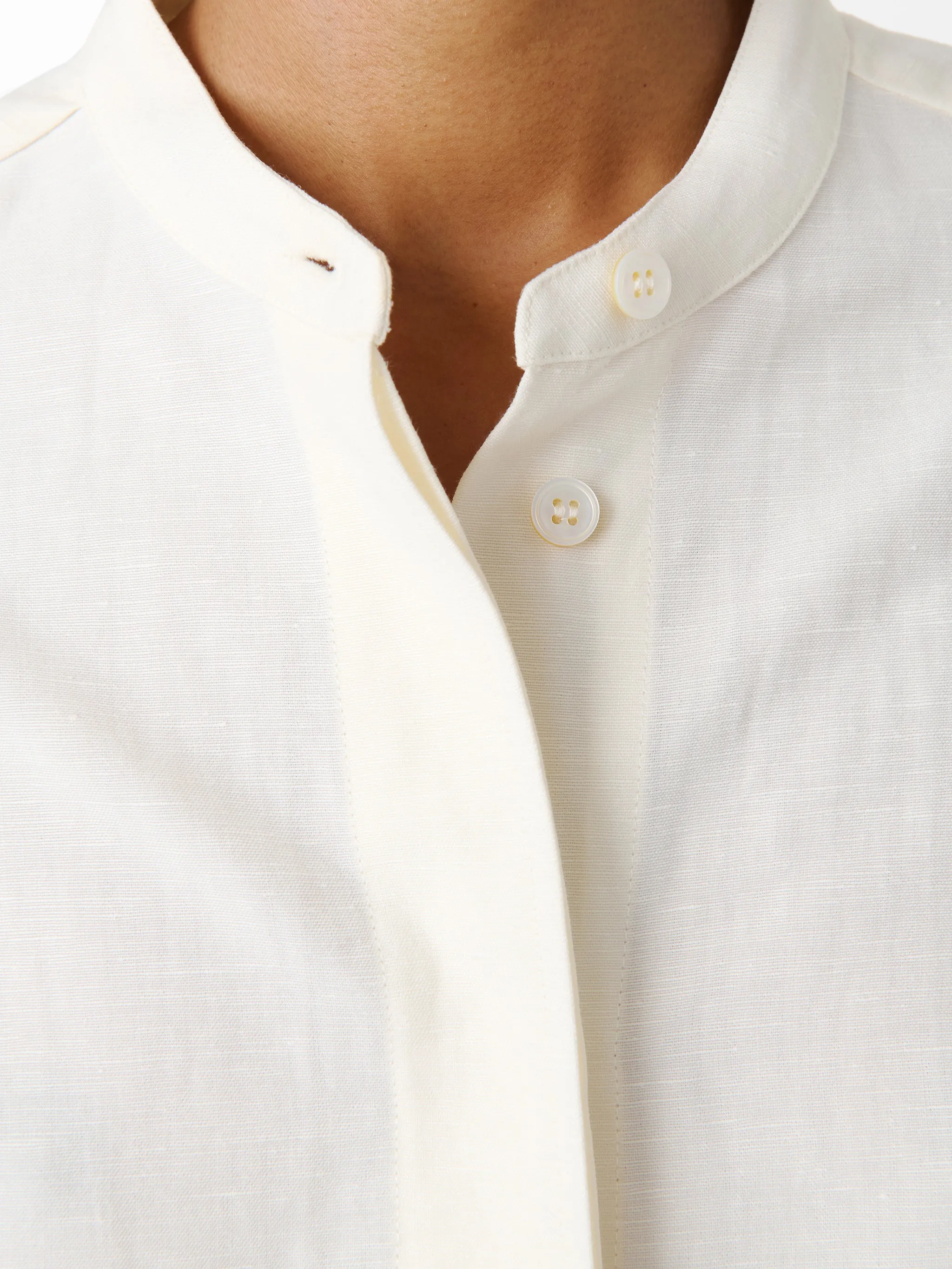 Beam Shirt in Parchment sold by Studio Nicholson product image thumbnail 5