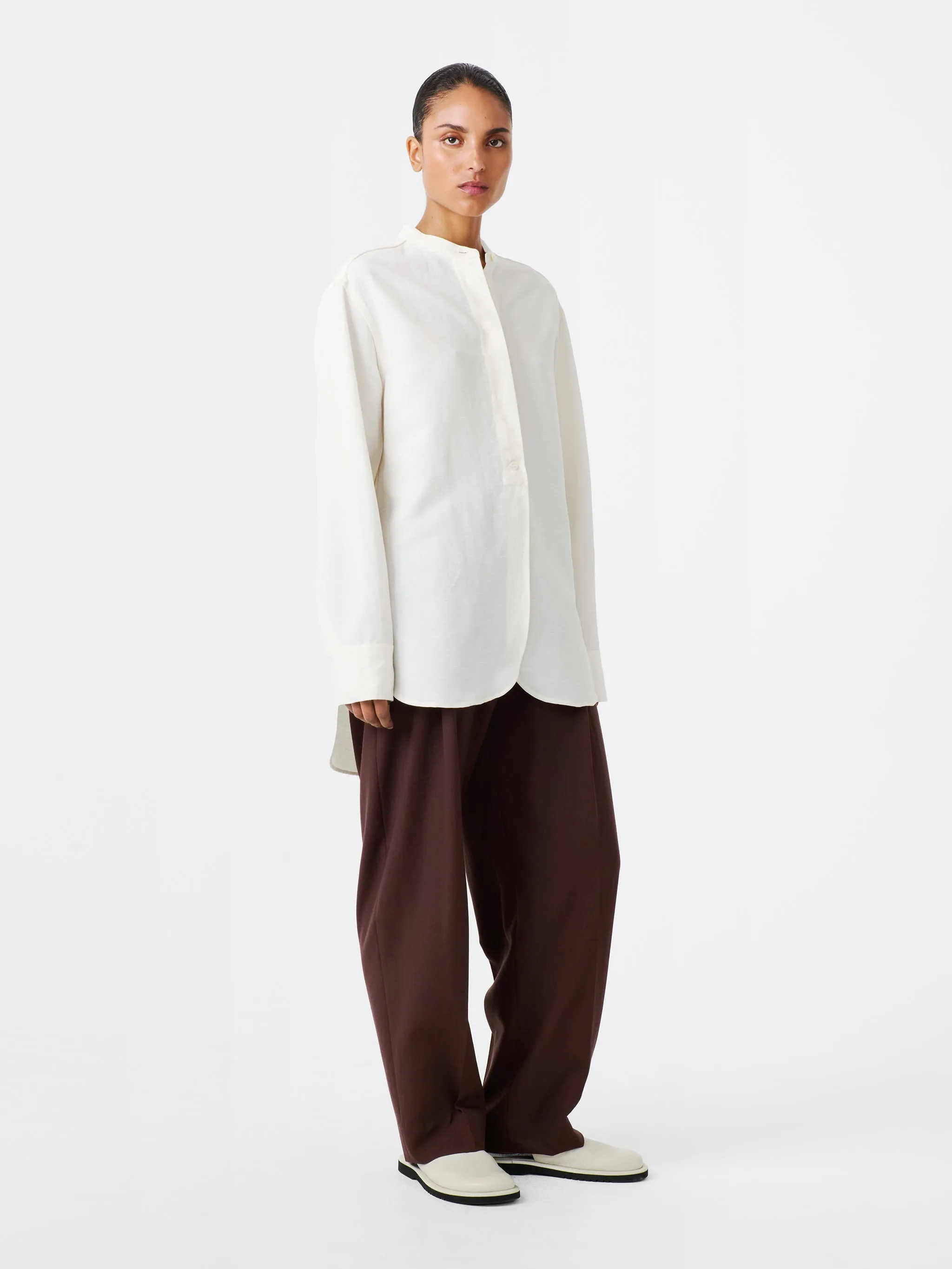 Beam Shirt in Parchment sold by Studio Nicholson product image thumbnail 3