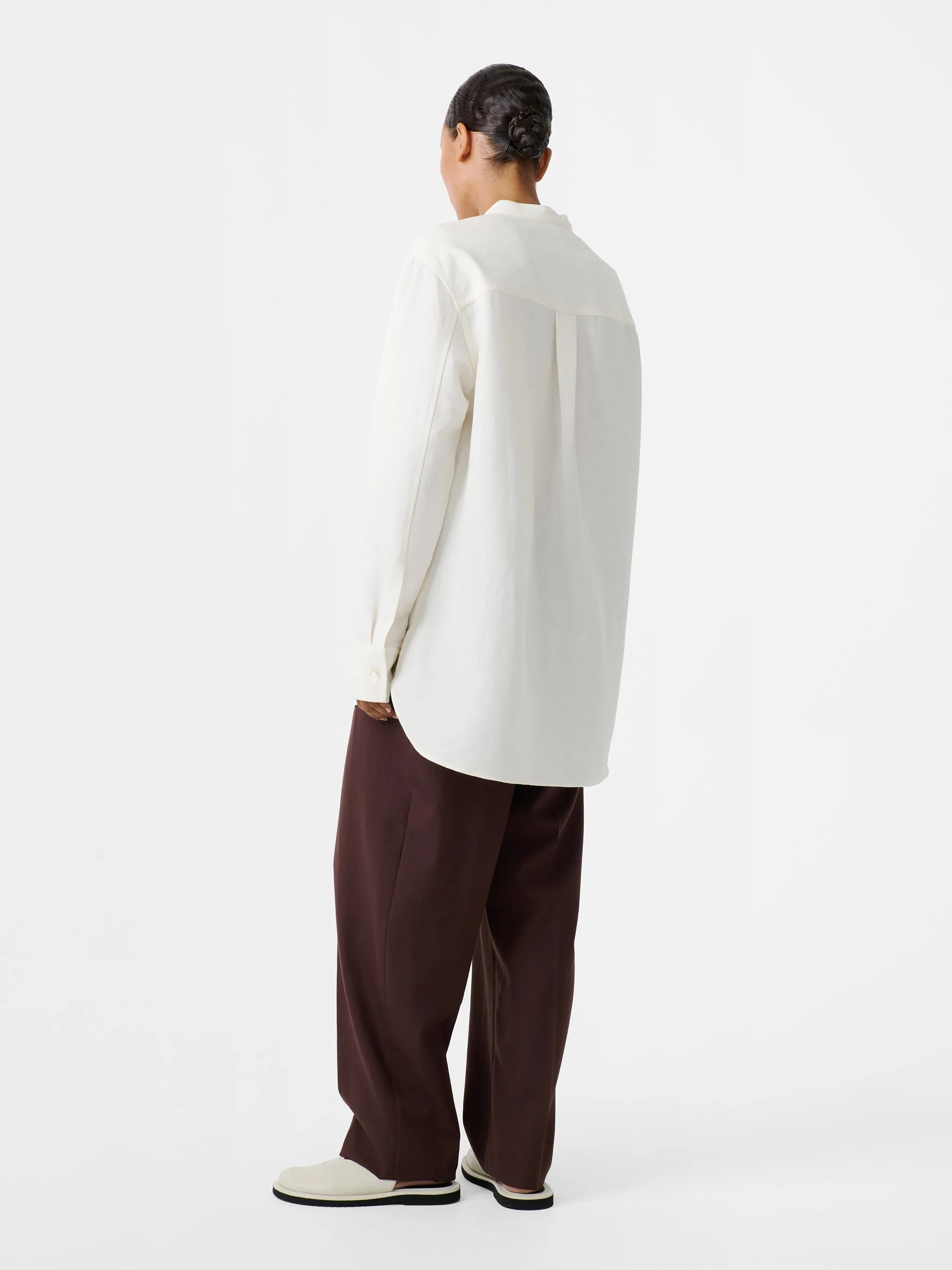 Beam Shirt in Parchment sold by Studio Nicholson product image thumbnail 4