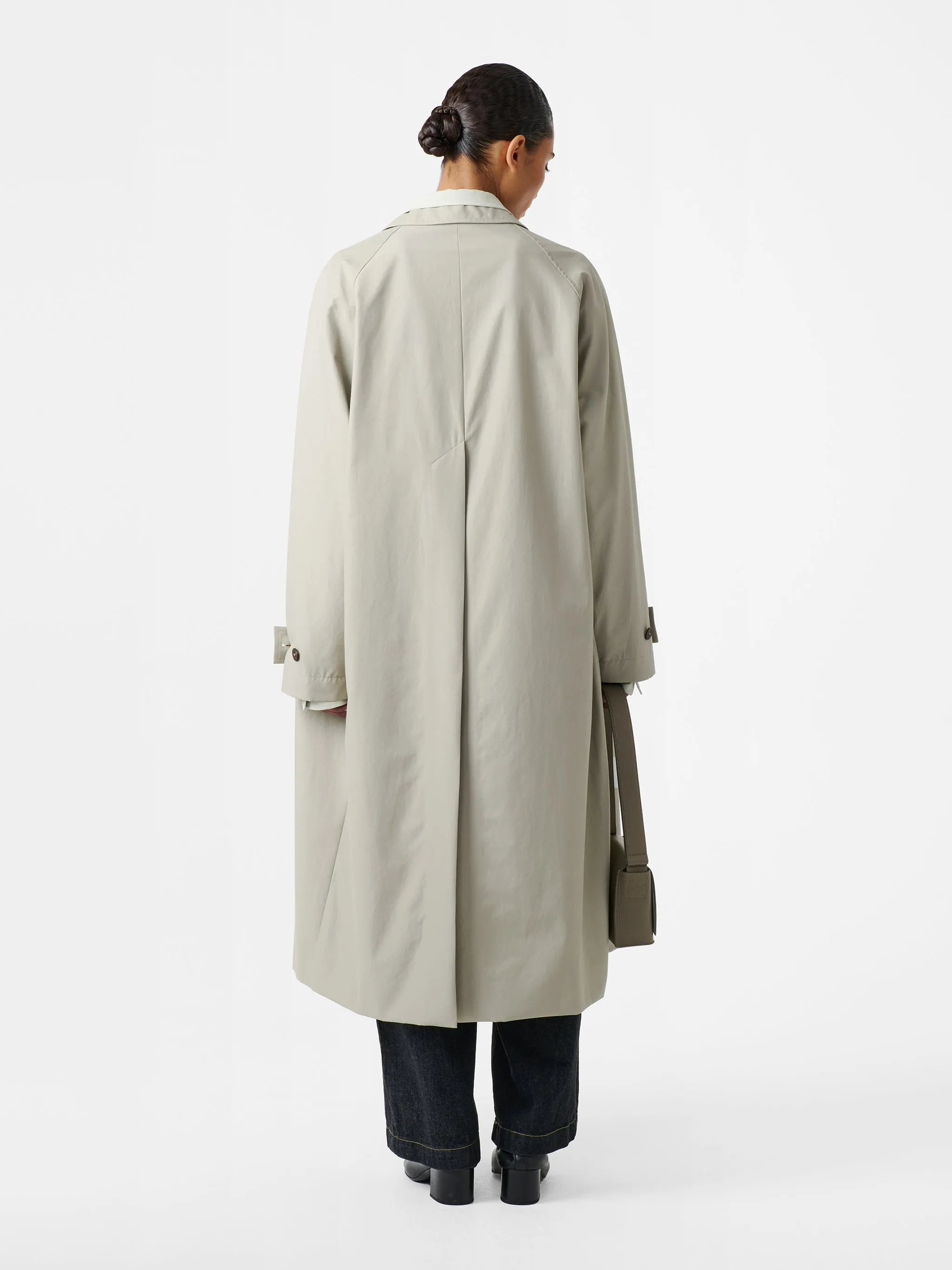 Holin Coated Cotton Coat in Soap sold by Studio Nicholson product image thumbnail 3