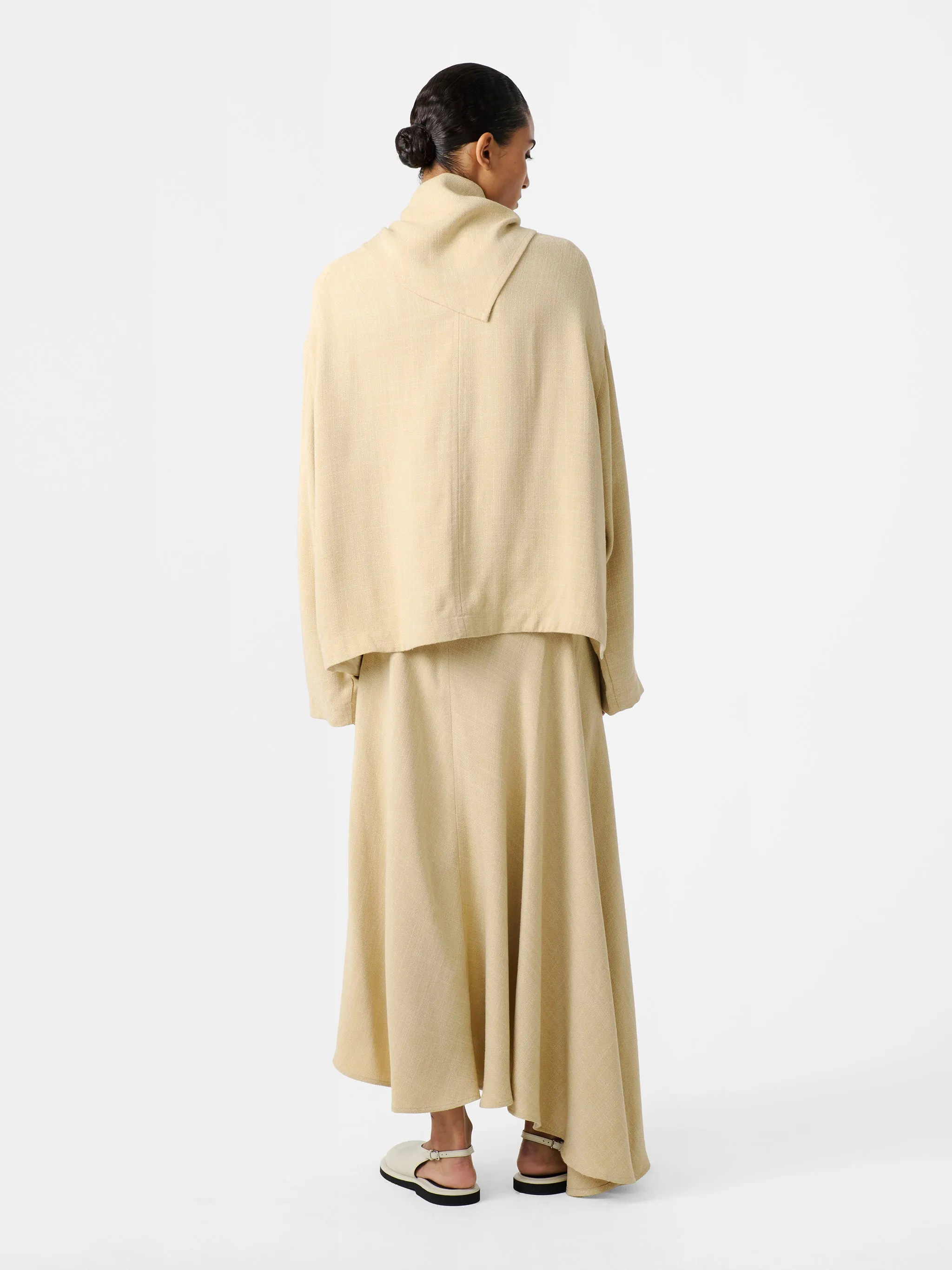Hirta Skirt in Straw sold by Studio Nicholson product image thumbnail 5
