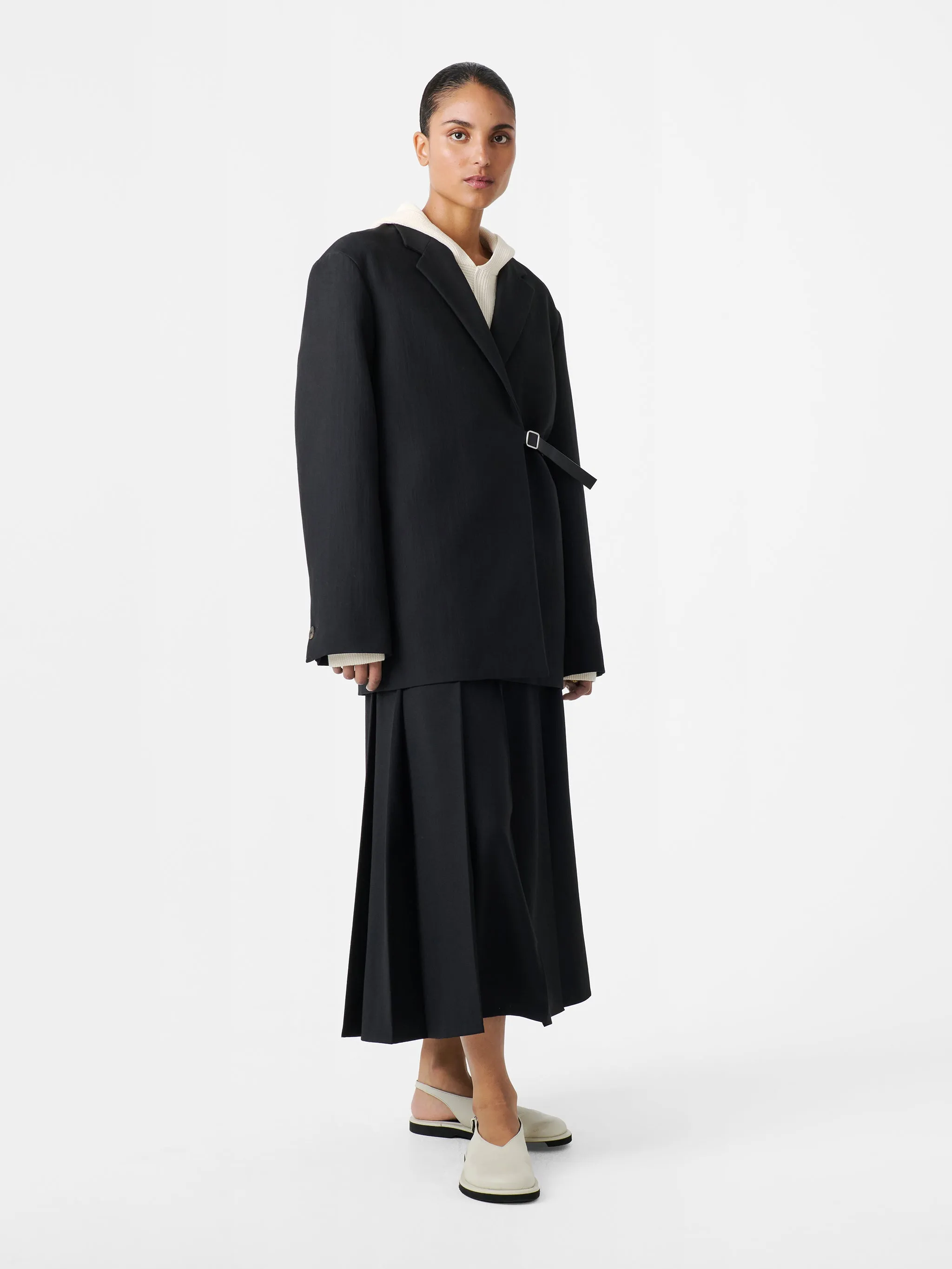 Fuse Skirt in Black sold by Studio Nicholson product image thumbnail 3