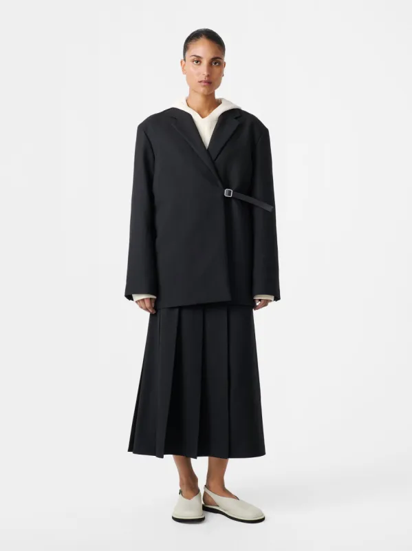 Fuse Skirt in Black sold by Studio Nicholson