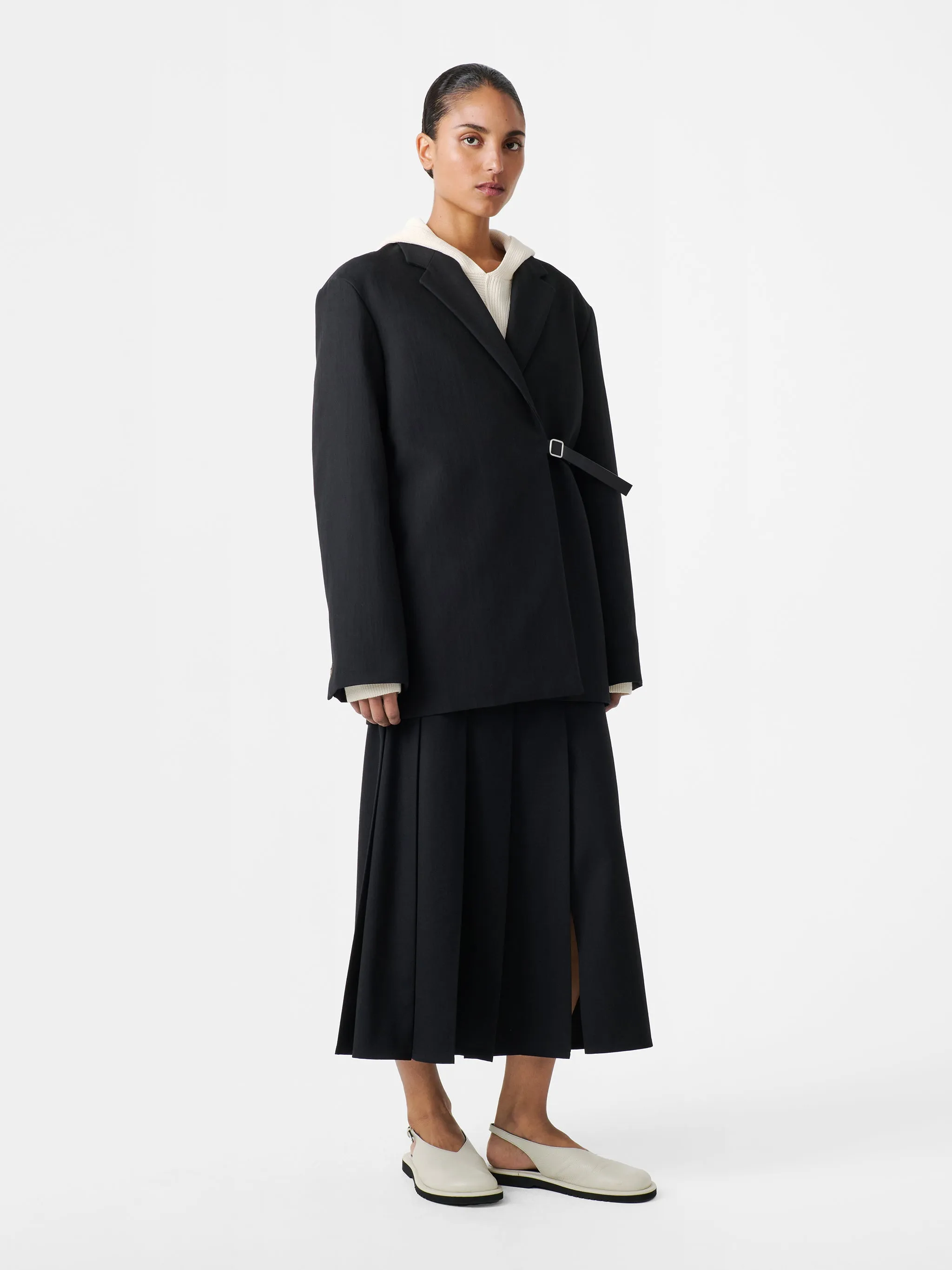 Fuse Skirt in Black sold by Studio Nicholson product image thumbnail 2