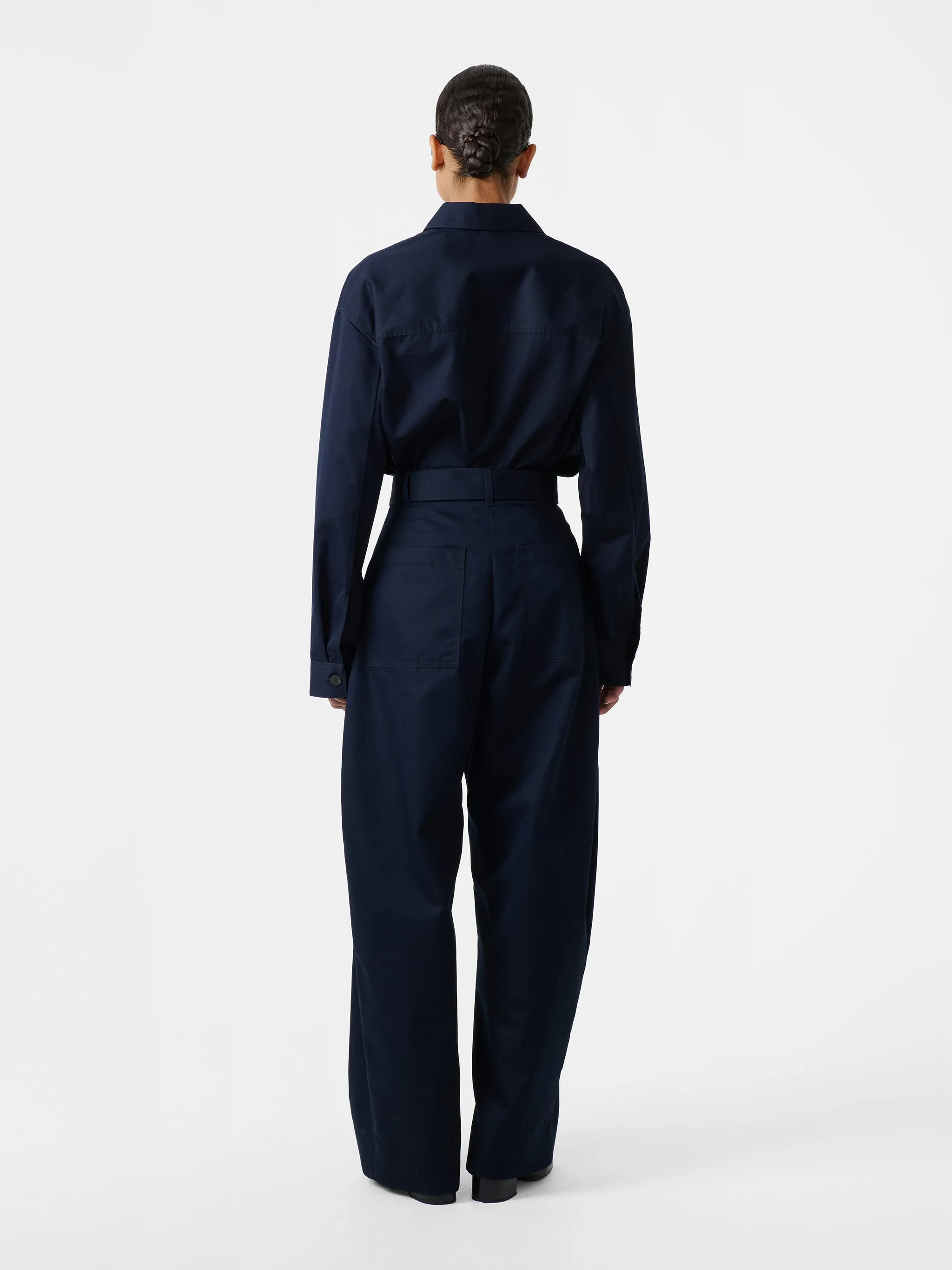 Doring Twill Pant in Darkest Navy sold by Studio Nicholson product image thumbnail 3