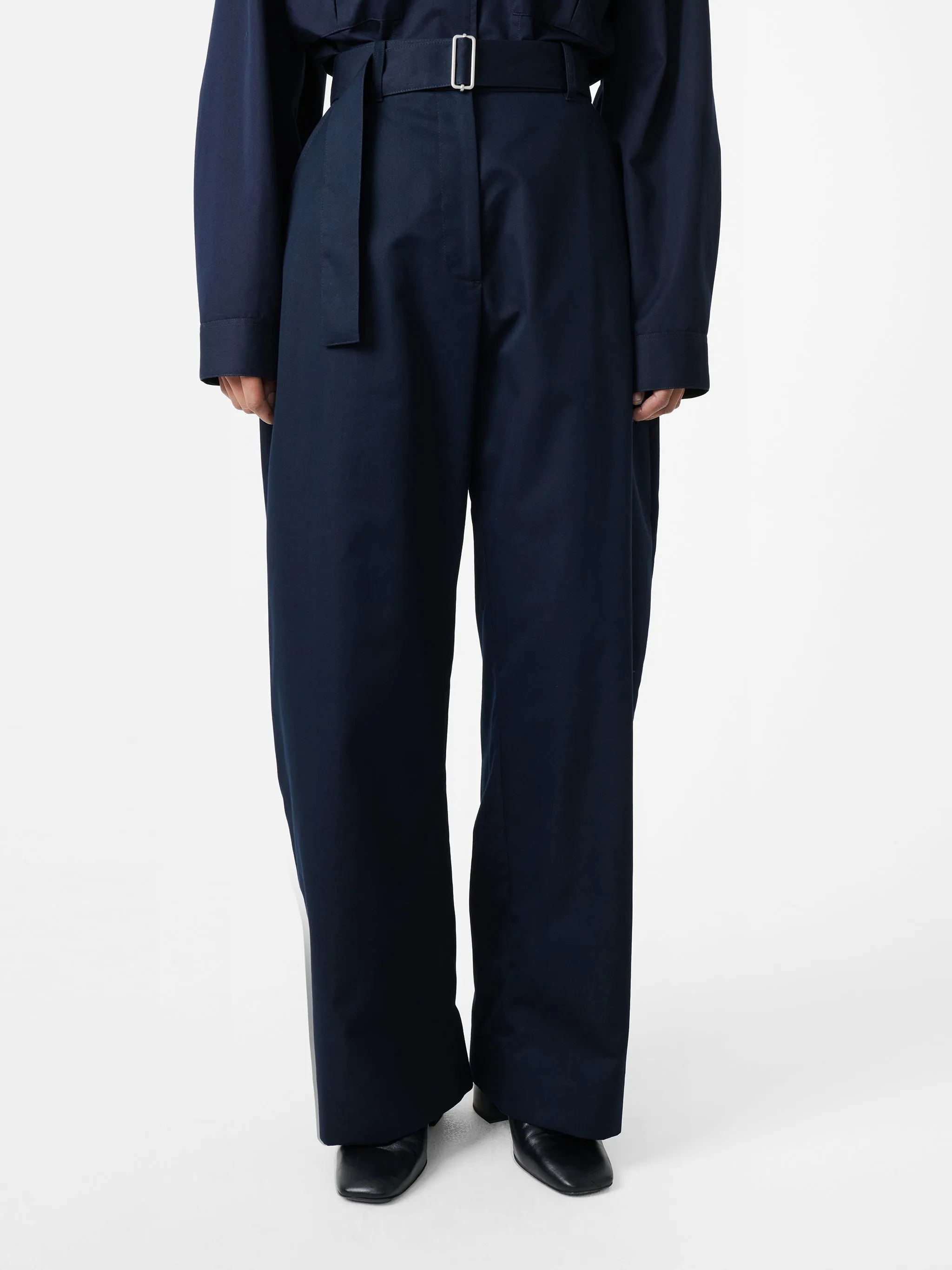 Doring Twill Pant in Darkest Navy sold by Studio Nicholson product image thumbnail 4