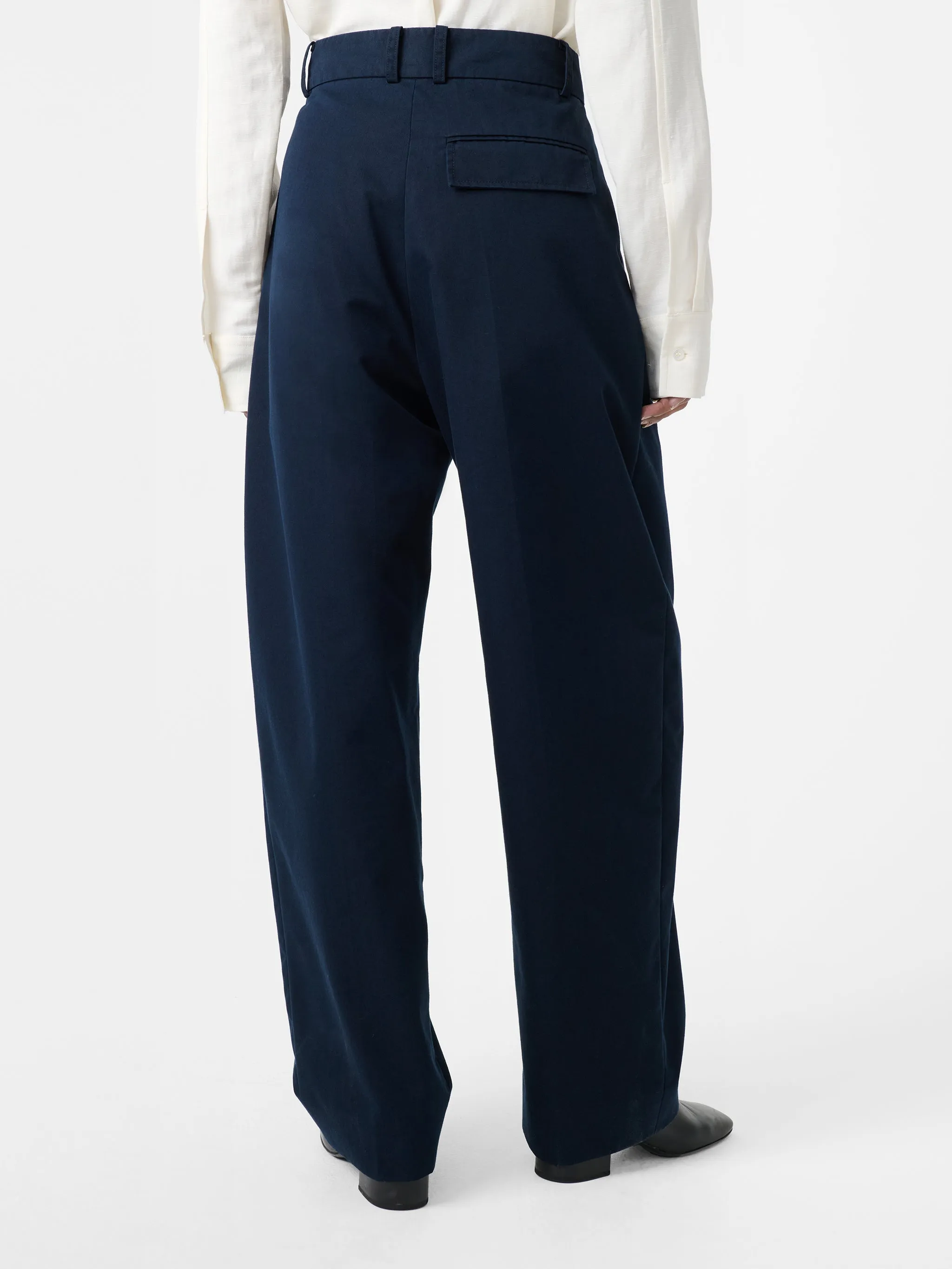 Acuna Pant in Darkest Navy sold by Studio Nicholson product image thumbnail 5