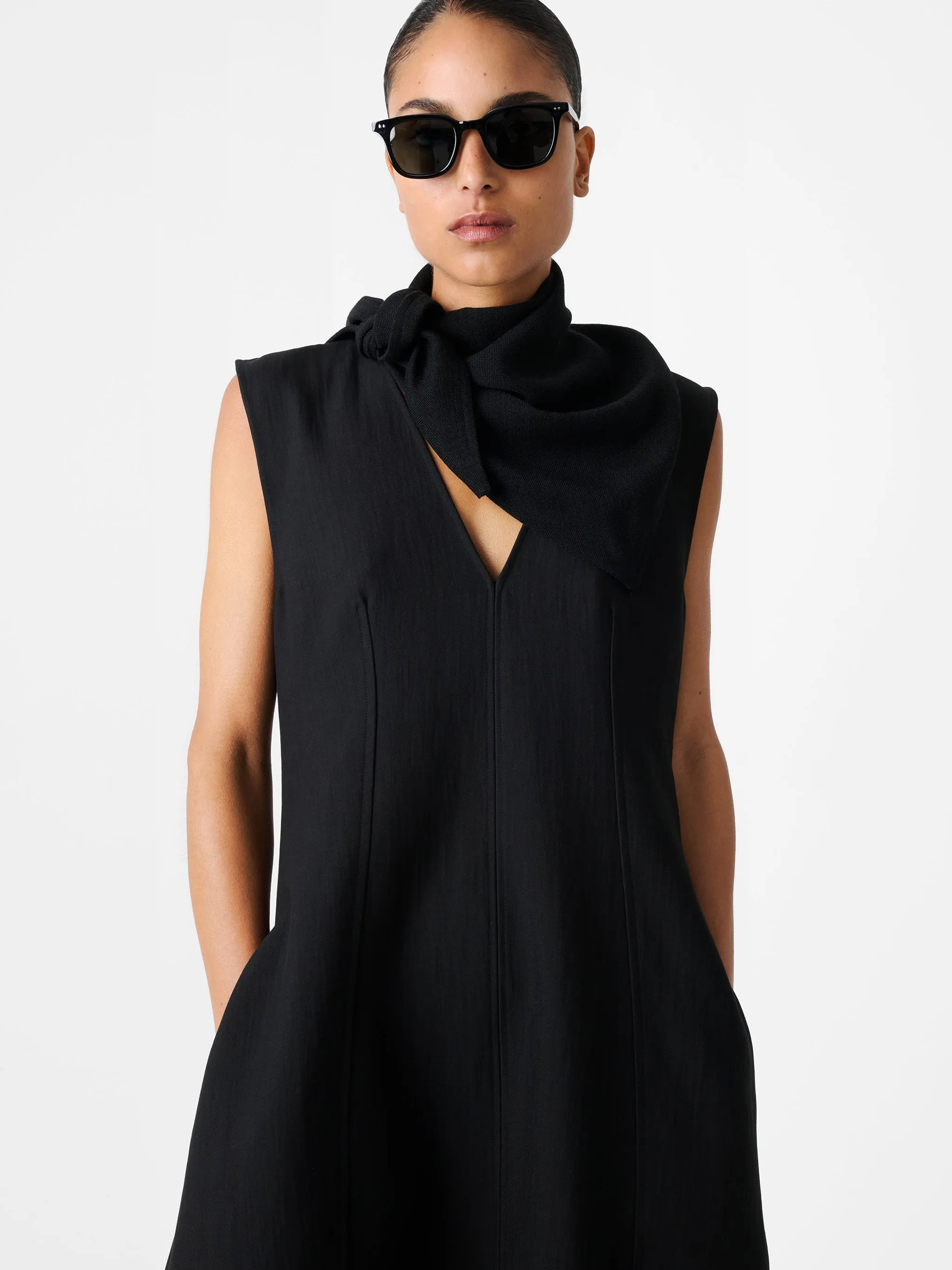 Enna Dress in Black sold by Studio Nicholson product image thumbnail 4