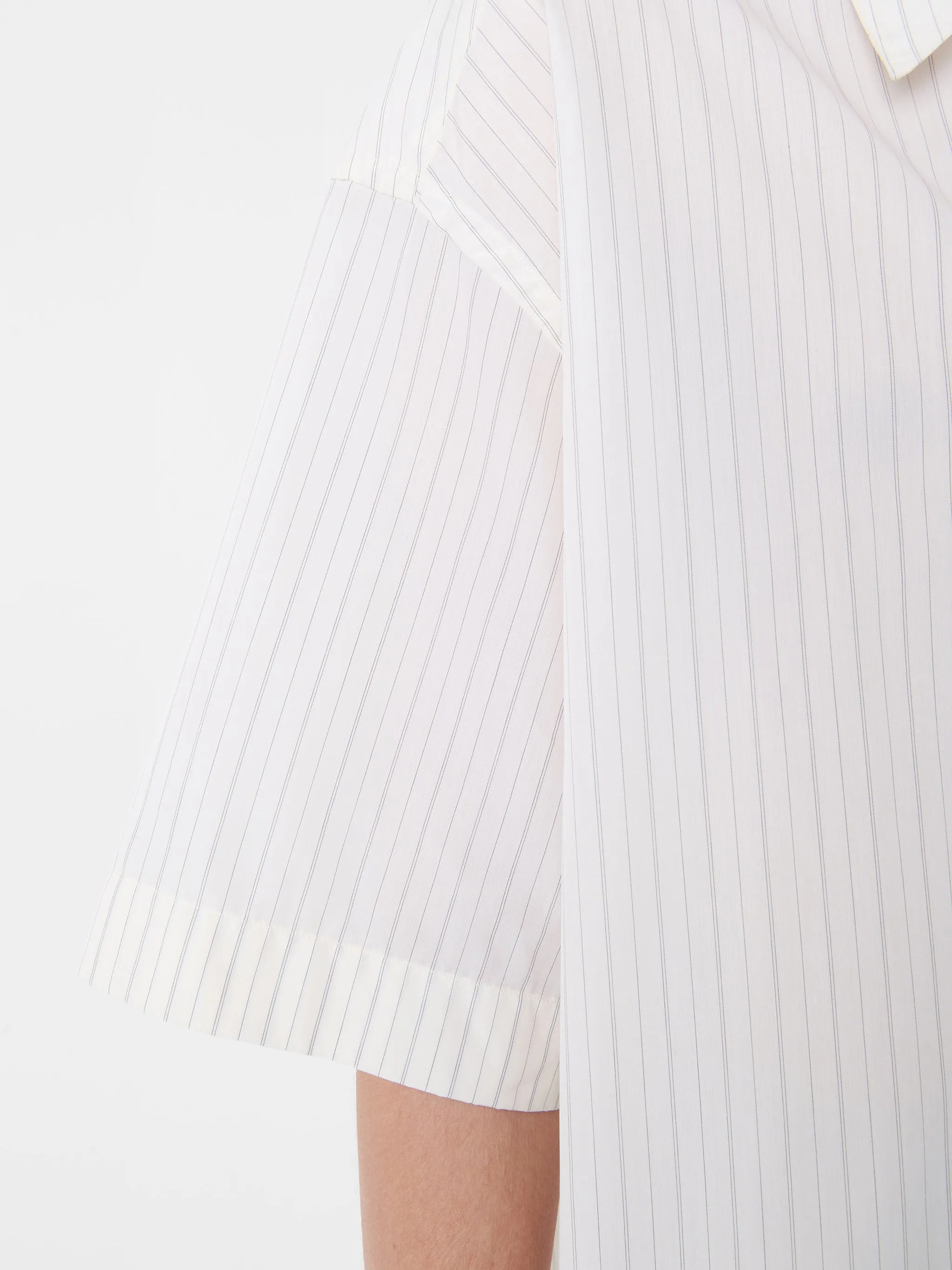 Sanko Shirt in Parchment Stripe sold by Studio Nicholson product image thumbnail 3