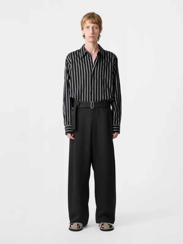 Vital Wool Pant in Oil sold by Studio Nicholson