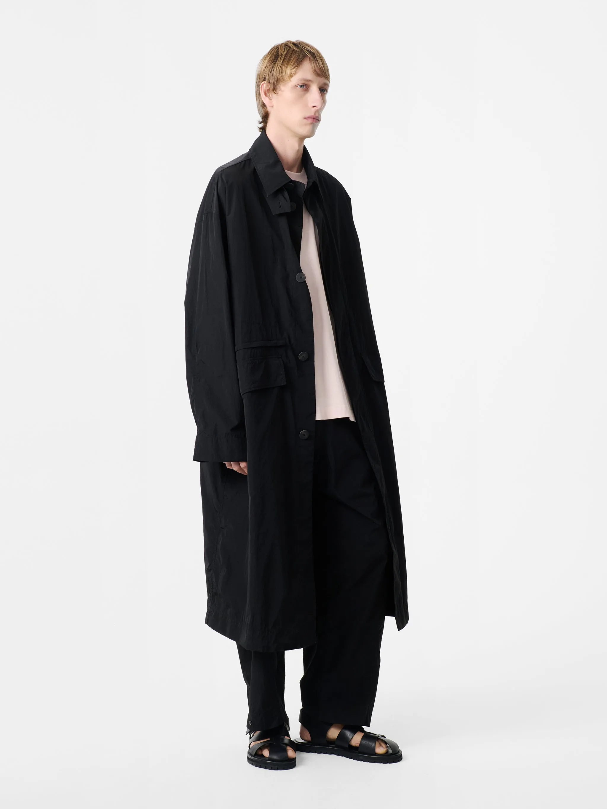 Rizz Coat in Black sold by Studio Nicholson product image thumbnail 2