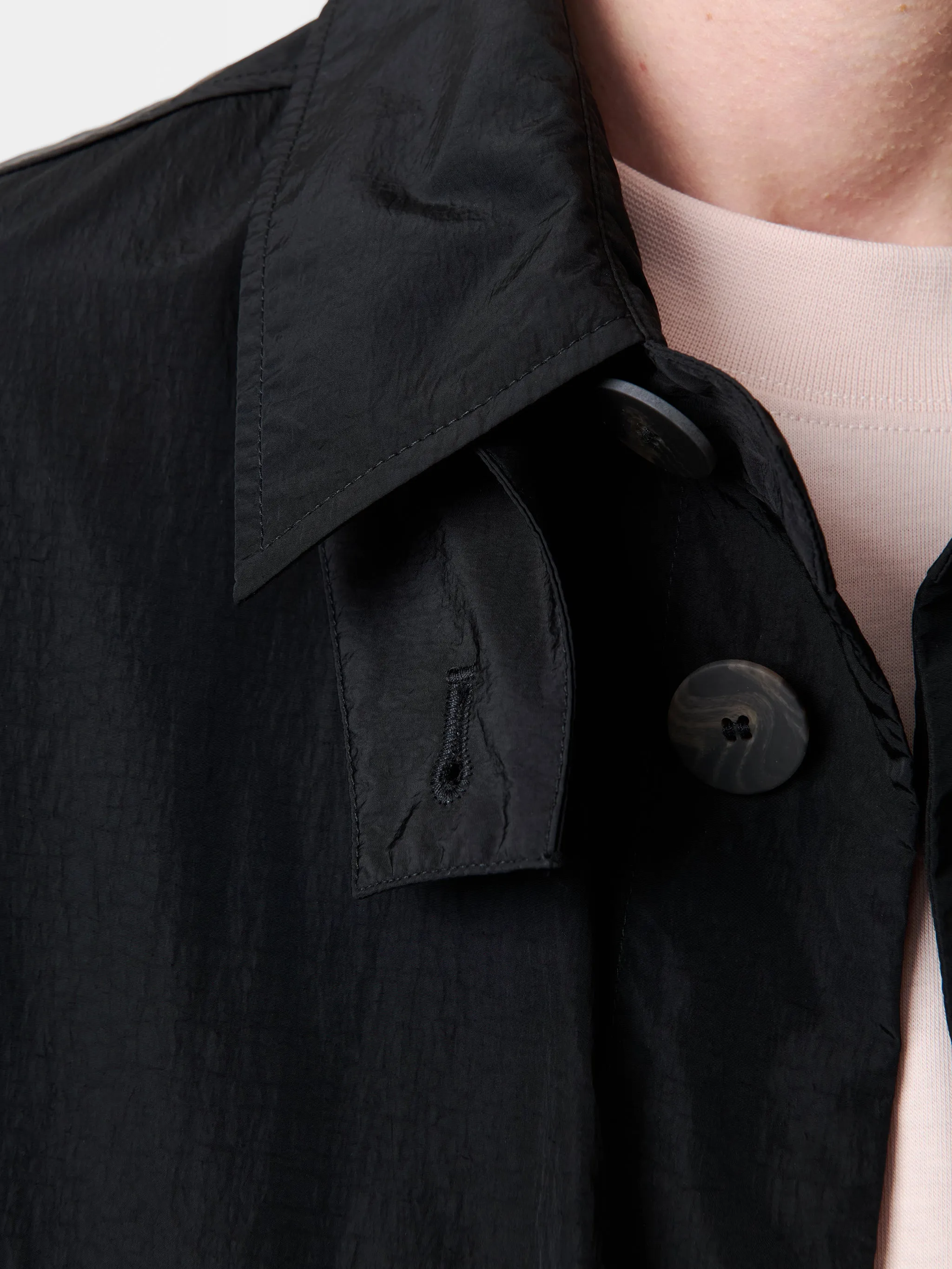 Rizz Coat in Black sold by Studio Nicholson product image thumbnail 5