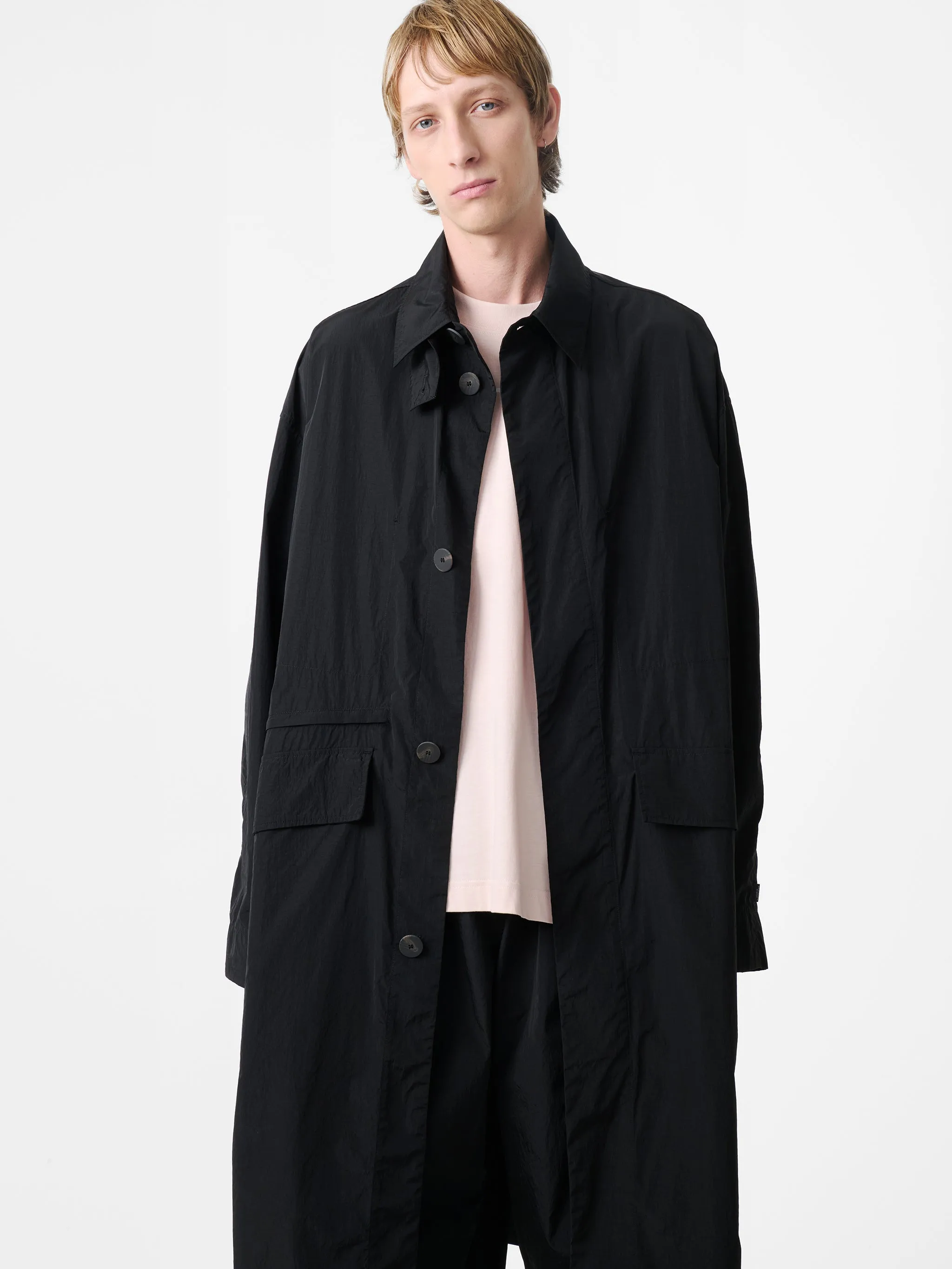Rizz Coat in Black sold by Studio Nicholson product image thumbnail 3