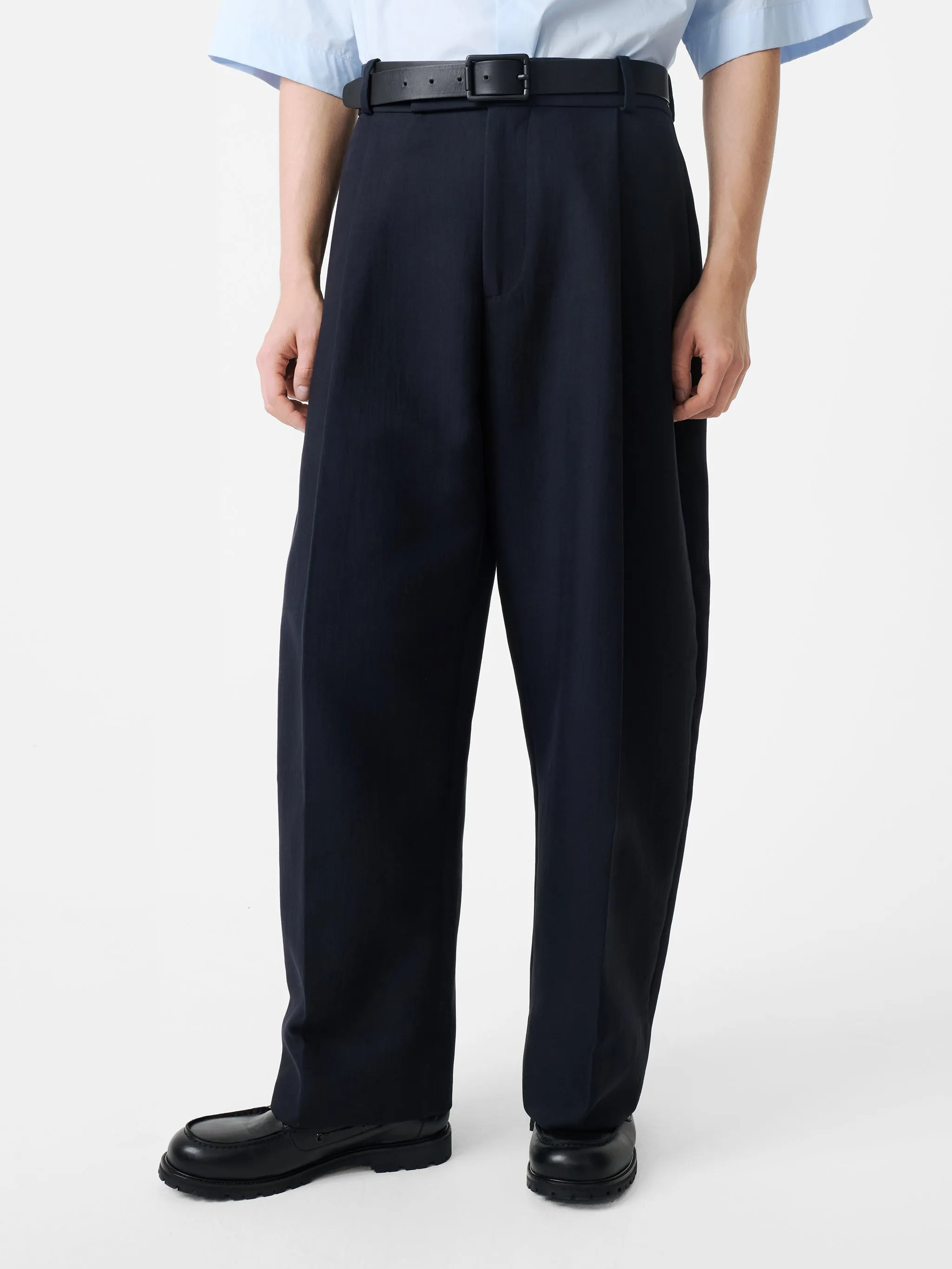 Pull Pant in Darkest Navy sold by Studio Nicholson product image thumbnail 4