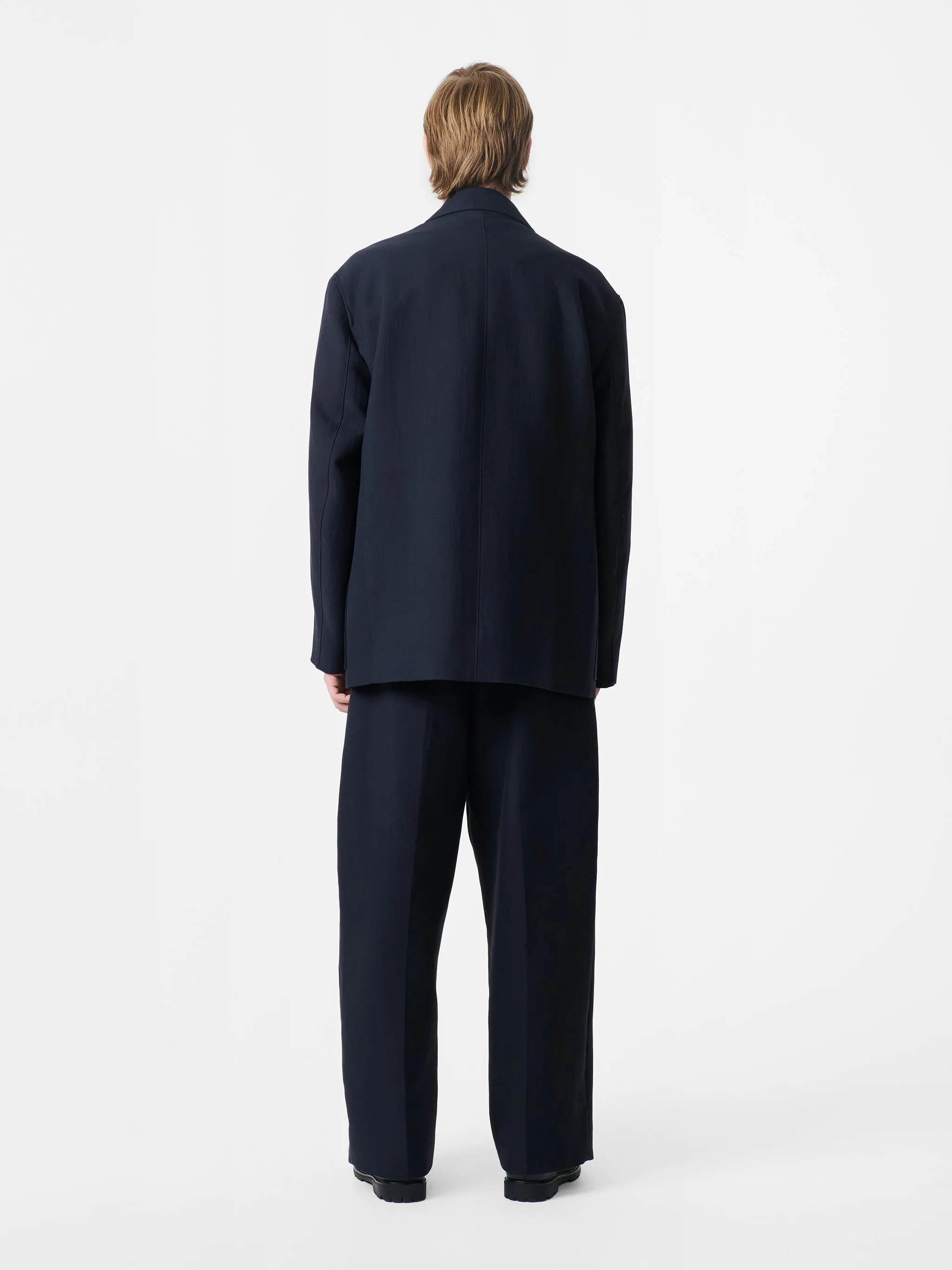 Pull Pant in Darkest Navy sold by Studio Nicholson product image thumbnail 3