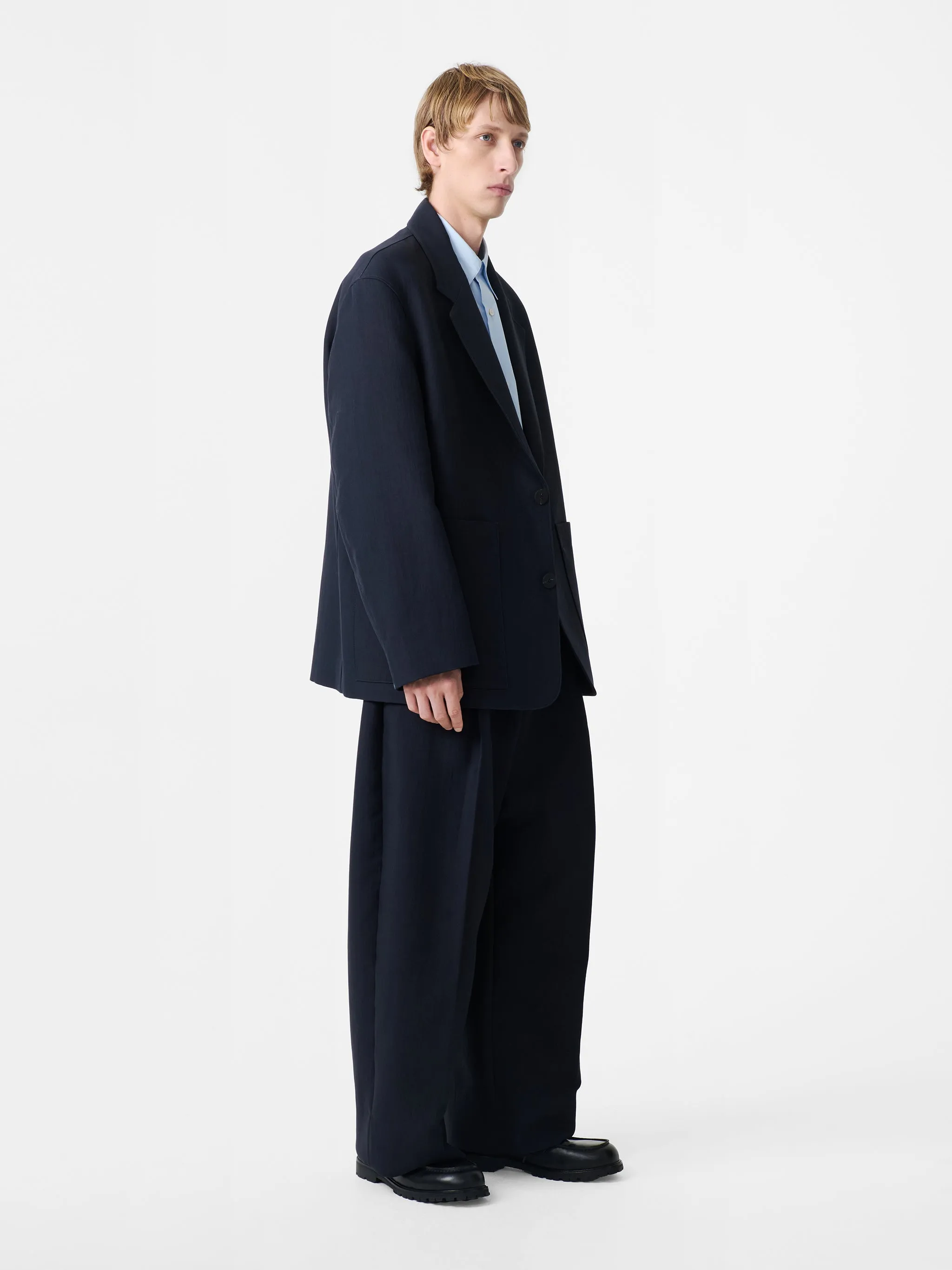 Pull Pant in Darkest Navy sold by Studio Nicholson product image thumbnail 2