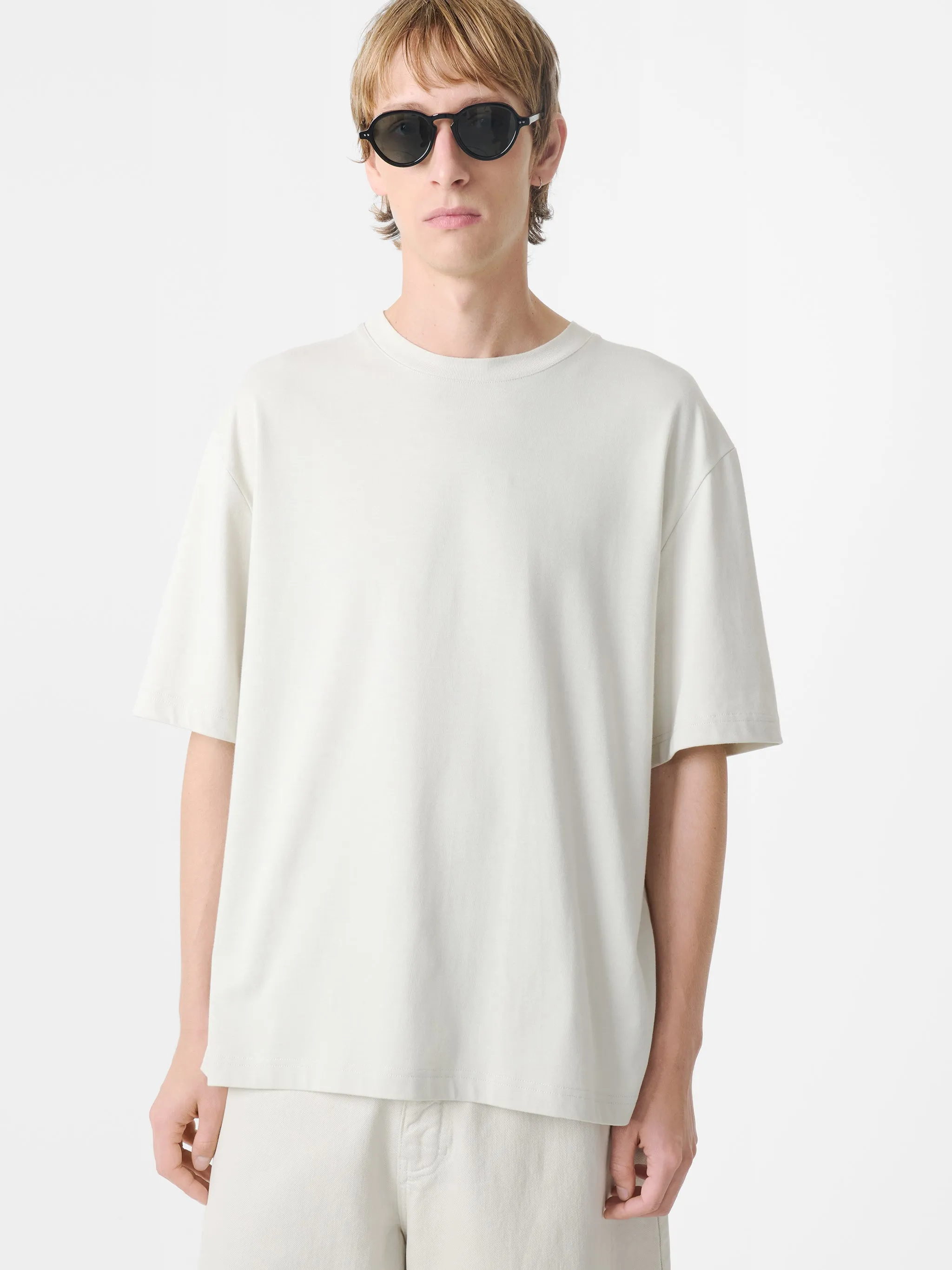 Lay T-Shirt in Ice sold by Studio Nicholson product image thumbnail 2