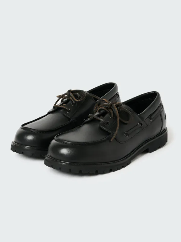 Guston Leather Shoe in Black made by Studio Nicholson