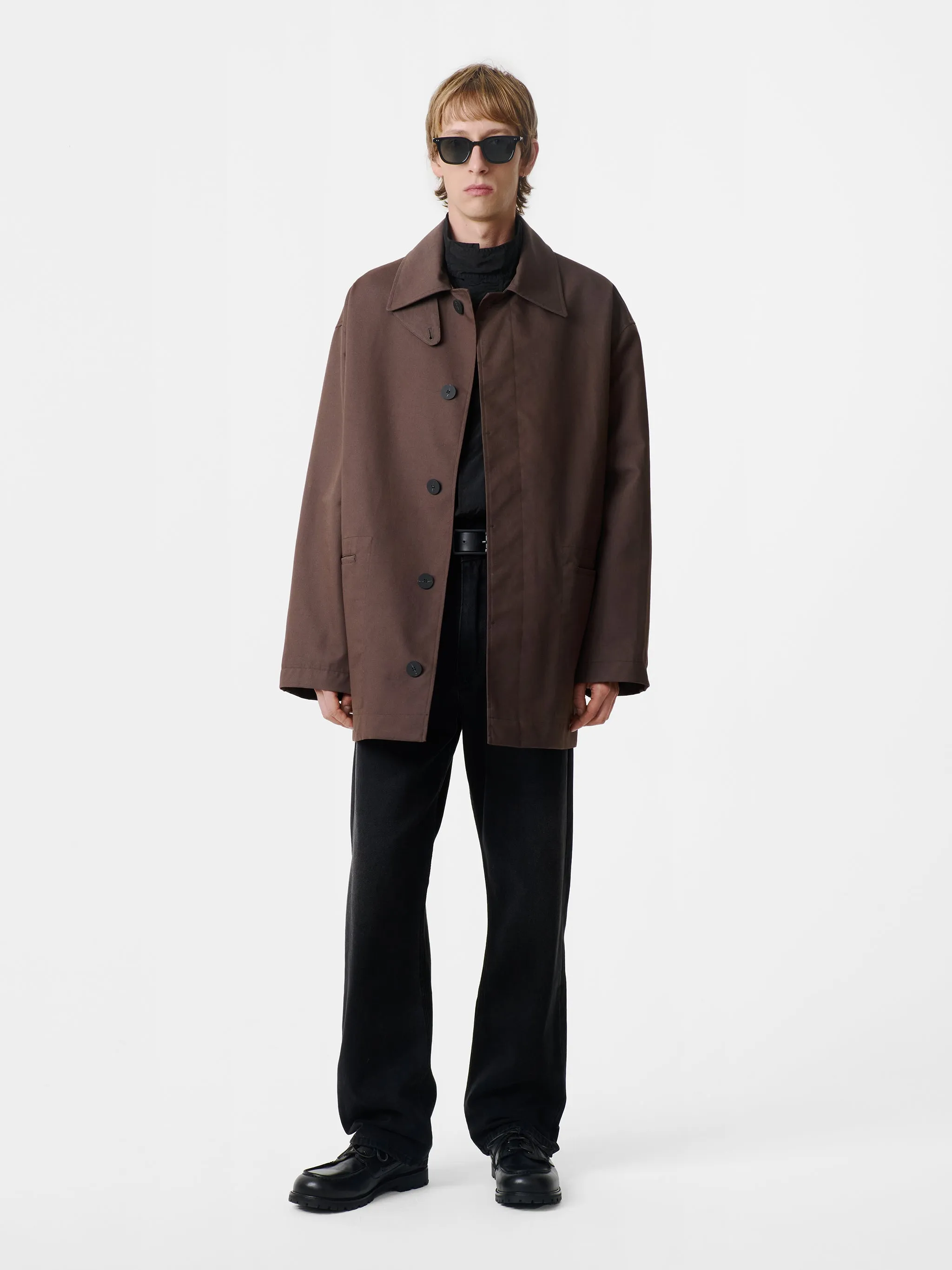 Measure Jacket in Moss / Black sold by Studio Nicholson