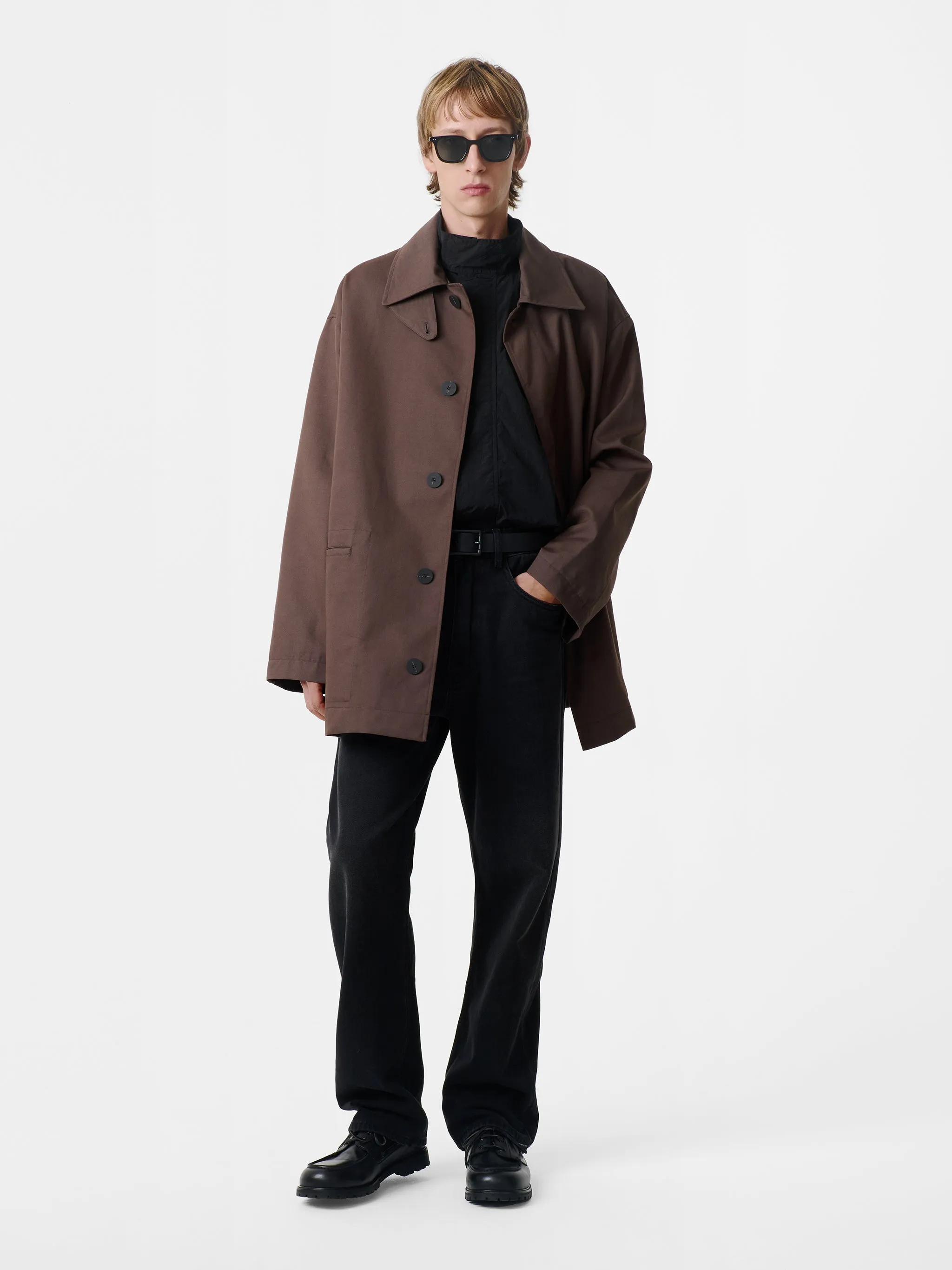 Measure Jacket in Moss / Black sold by Studio Nicholson product image thumbnail 4
