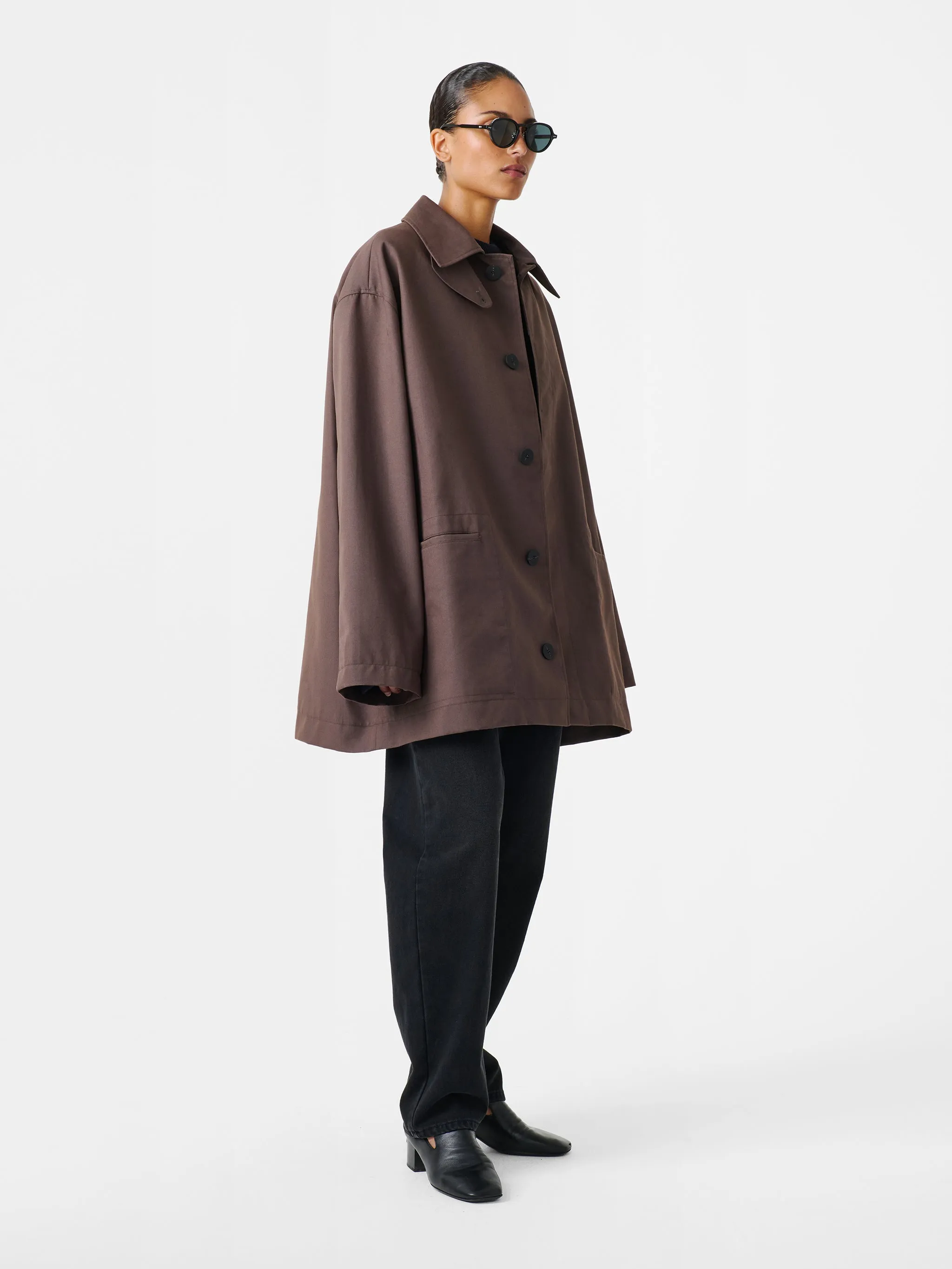 Measure Jacket in Moss / Black sold by Studio Nicholson product image thumbnail 5