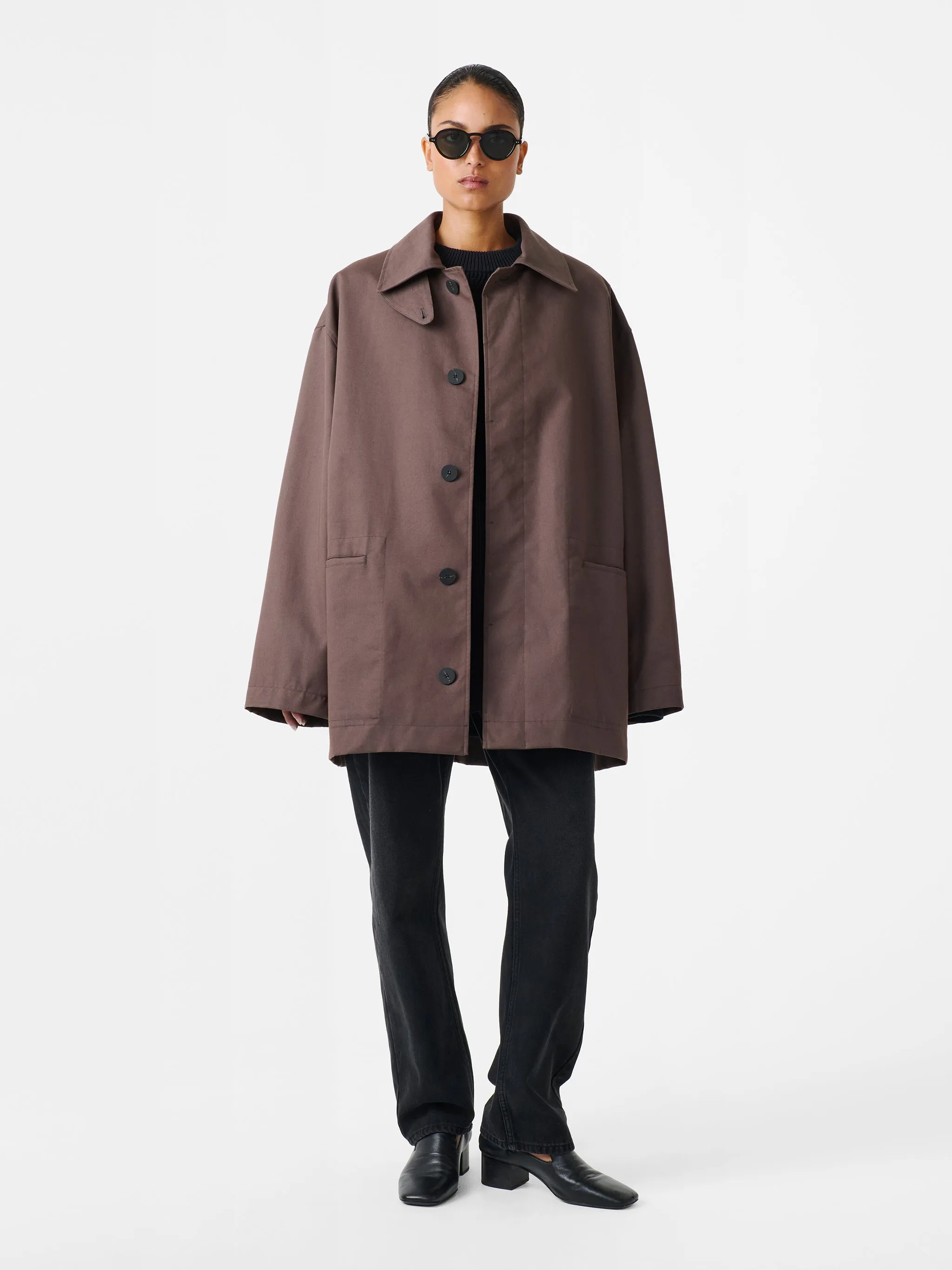 Measure Jacket in Moss / Black sold by Studio Nicholson product image thumbnail 3