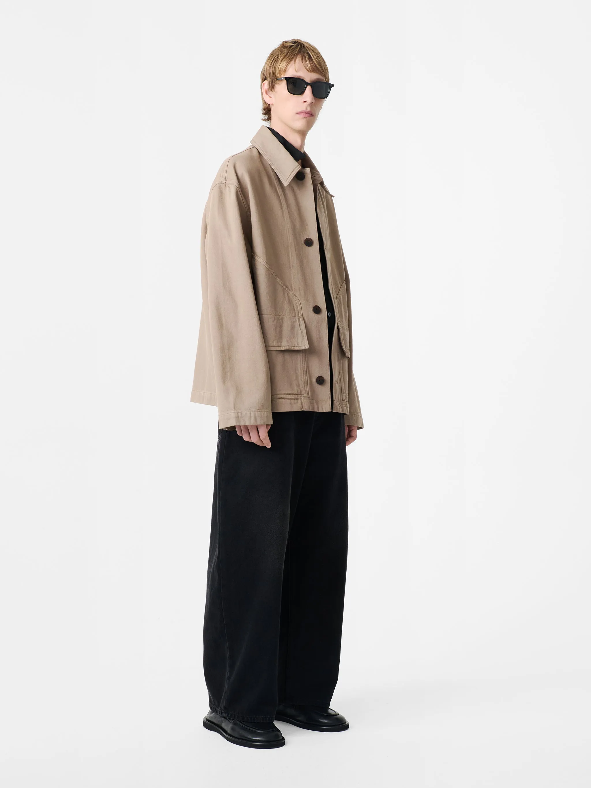 Beckett Denim Jacket in Parcel sold by Studio Nicholson product image thumbnail 3
