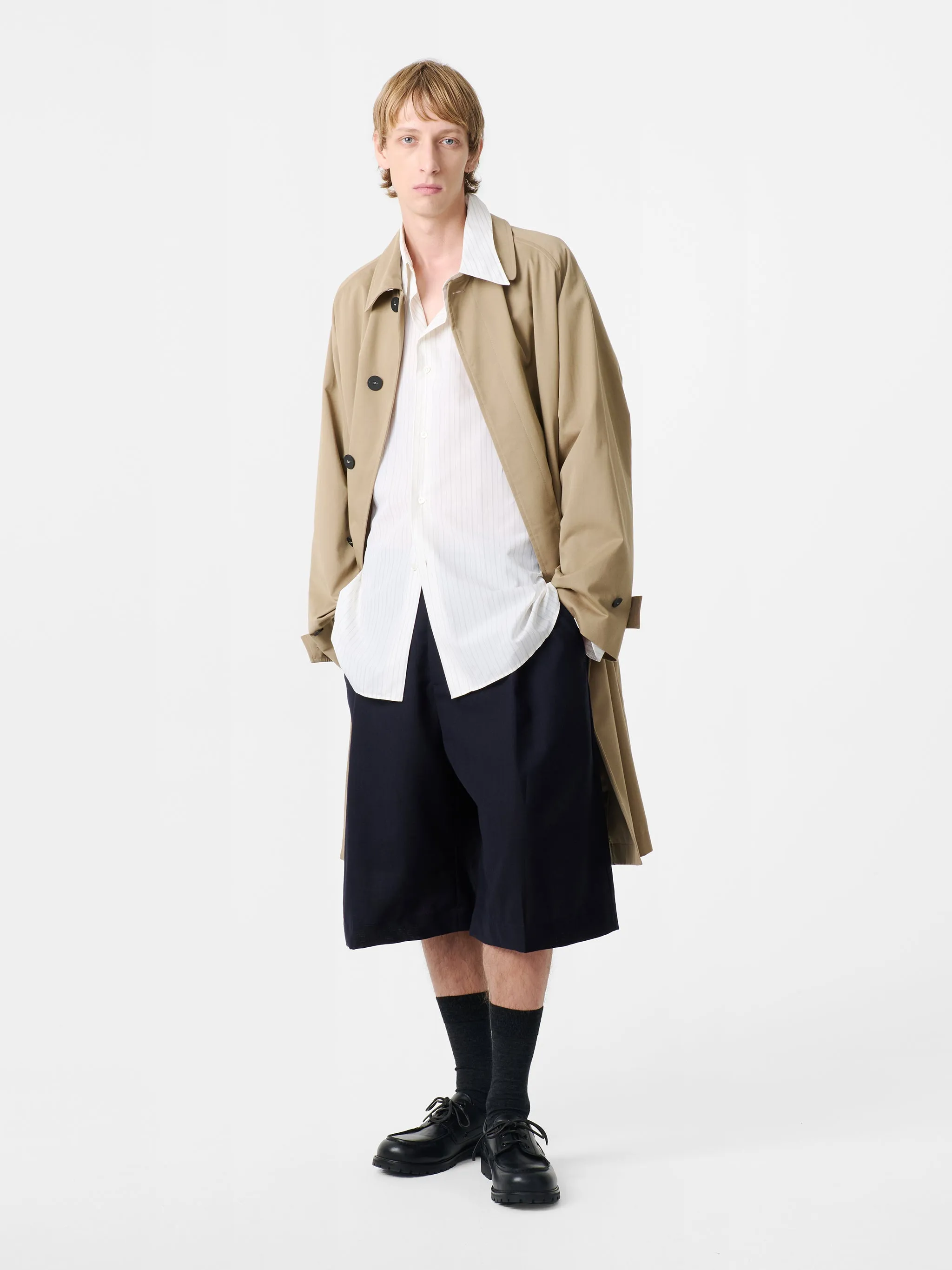 Fowld Short in Darkest Navy sold by Studio Nicholson product image thumbnail 5