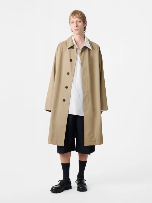 Crowe Coat in Parcel sold by Studio Nicholson