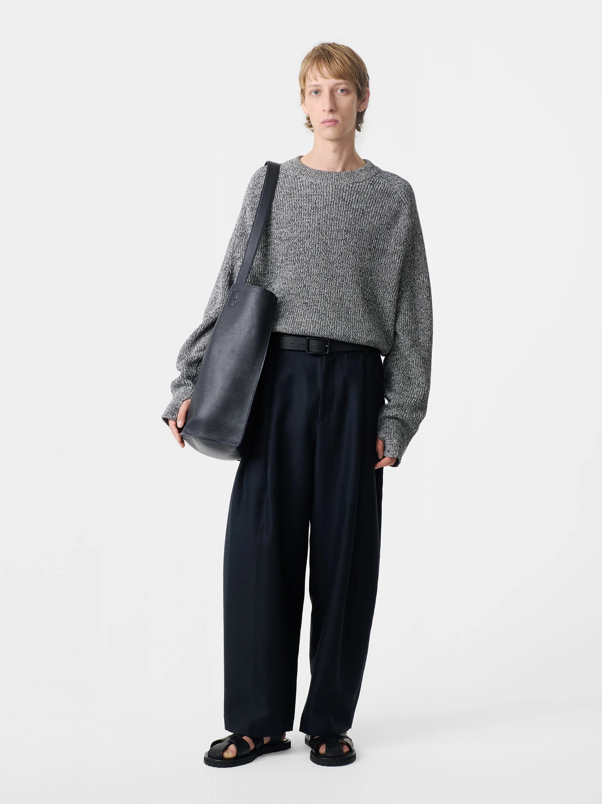 Coe Knit in Navy Twist sold by Studio Nicholson product image thumbnail 3