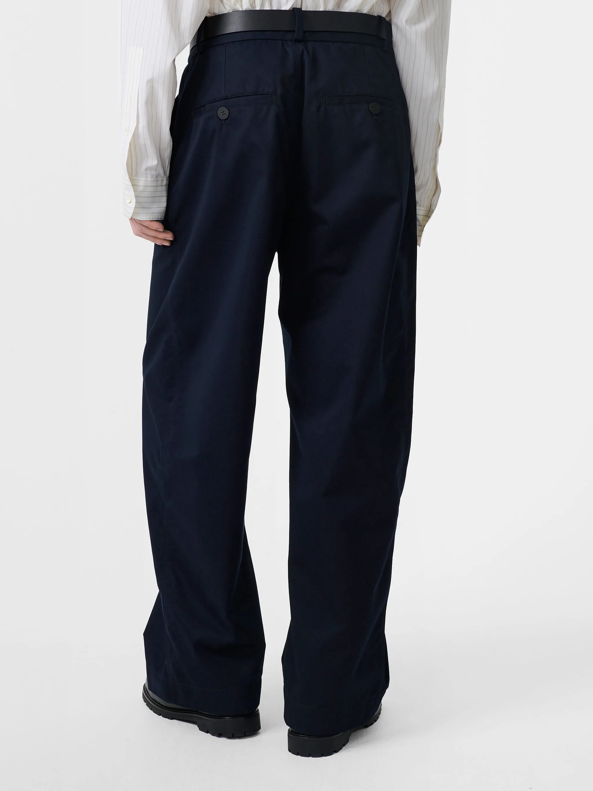 Bosworth Twill Pant in Darkest Navy sold by Studio Nicholson product image thumbnail 5