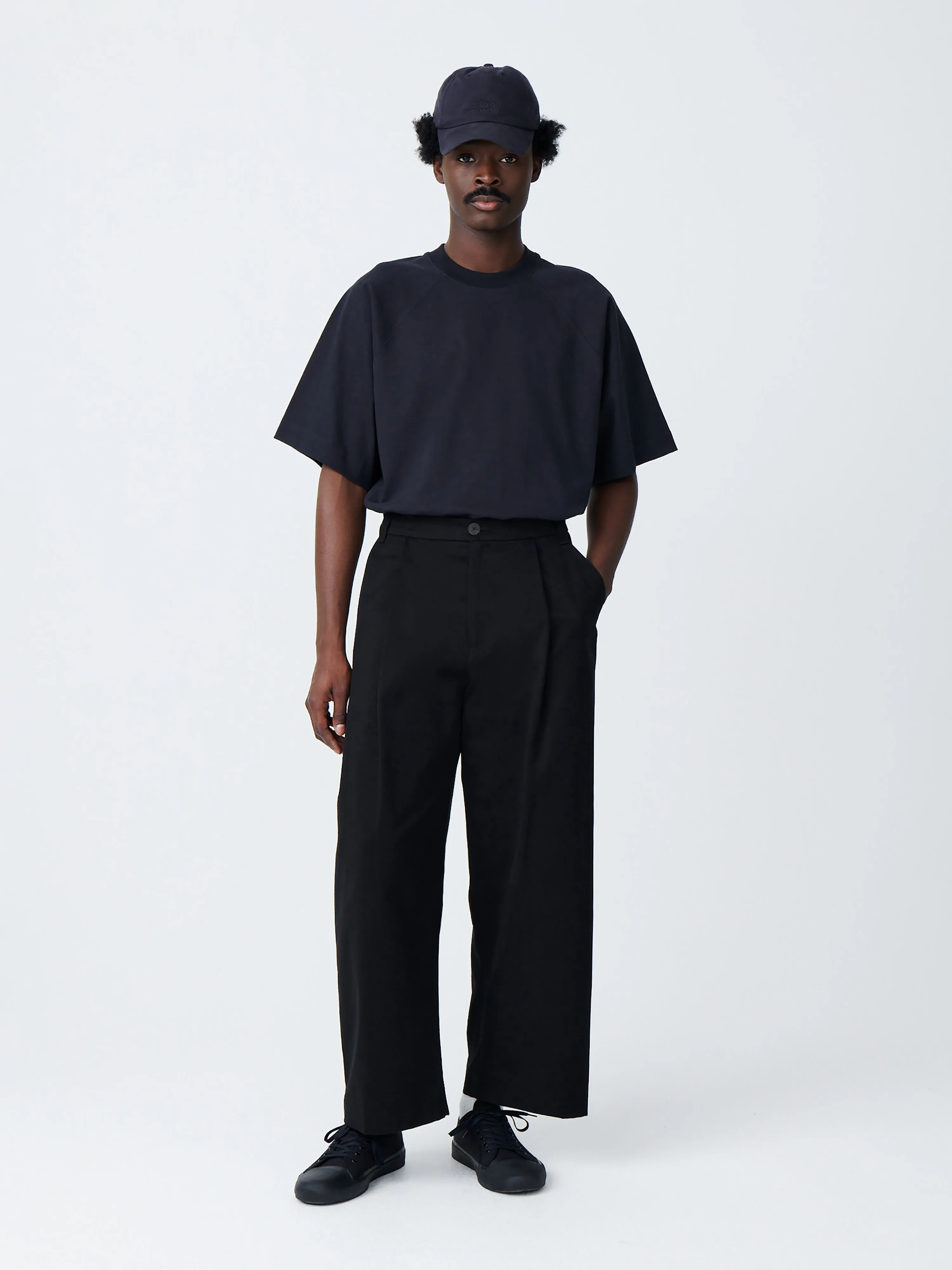 Sorte Pant in Black sold by Studio Nicholson