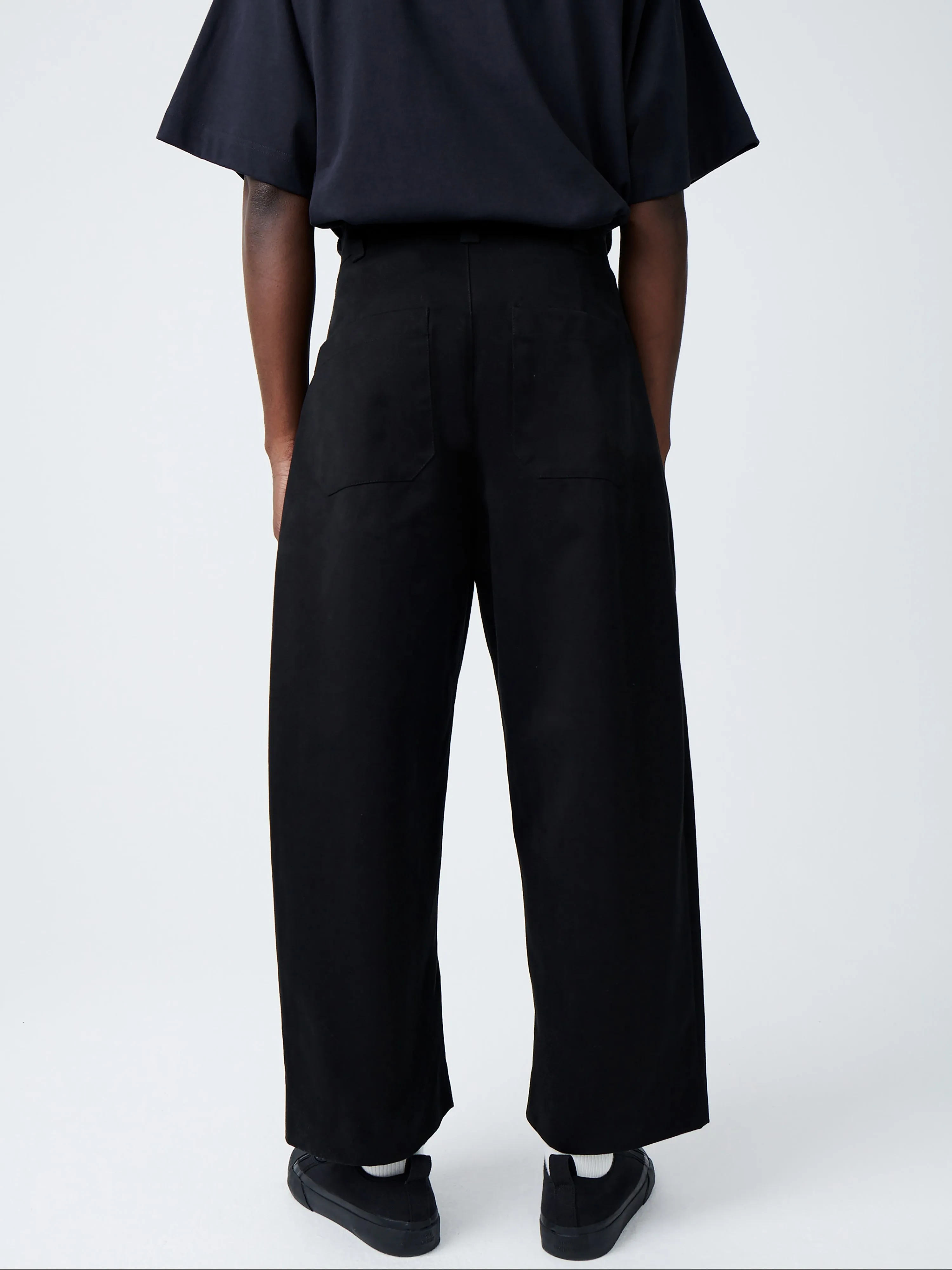 Sorte Pant in Black sold by Studio Nicholson product image thumbnail 5