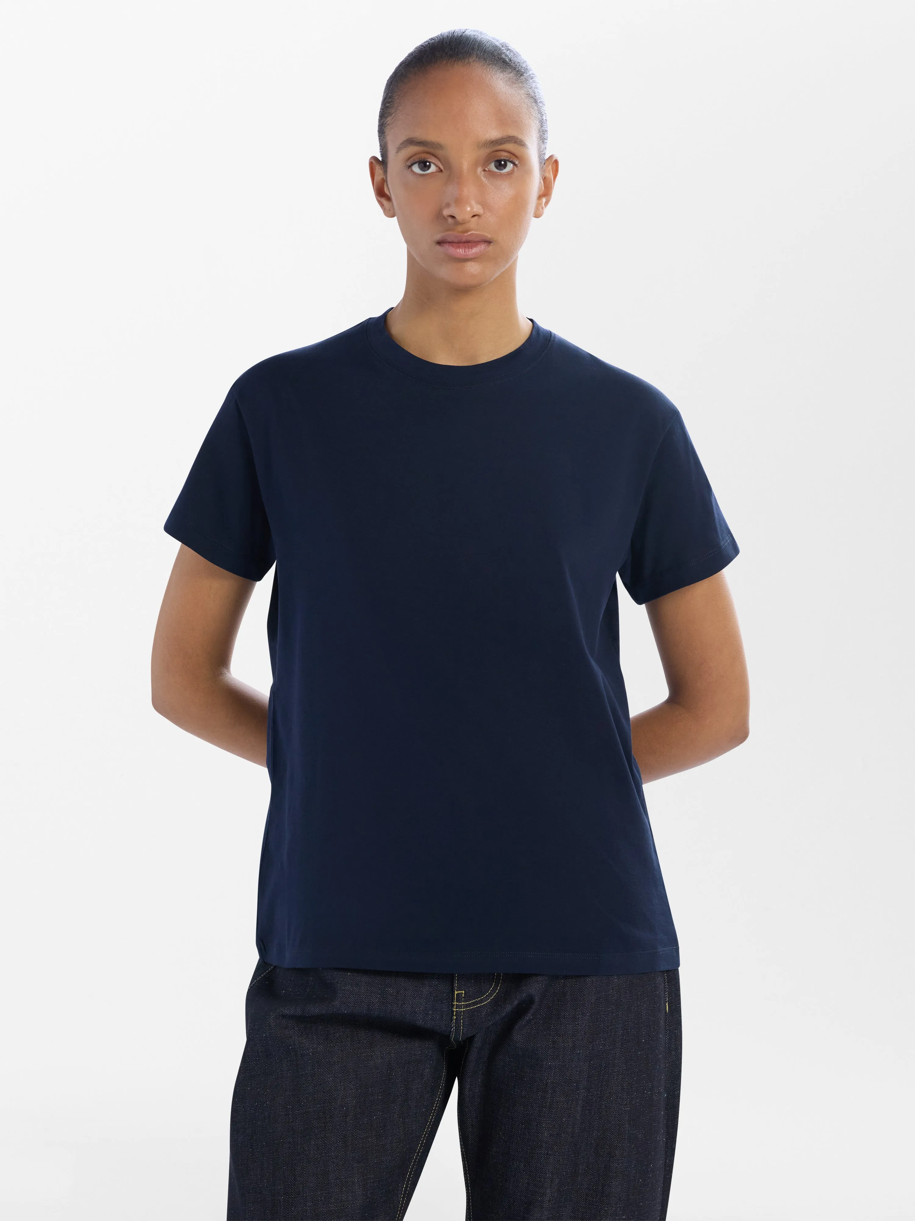 Marine T-Shirt in Darkest Navy sold by Studio Nicholson