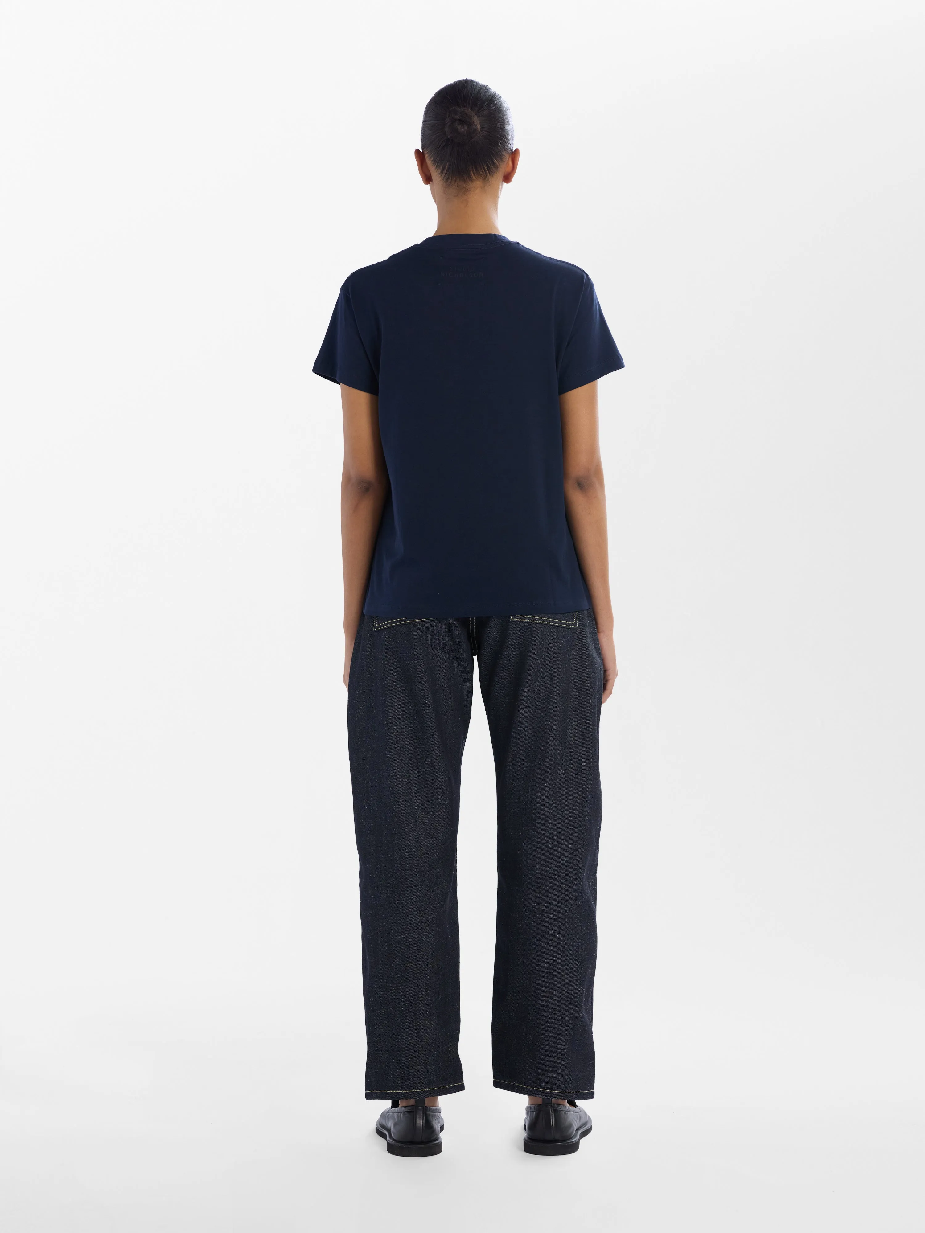 Marine T-Shirt in Darkest Navy sold by Studio Nicholson product image thumbnail 4