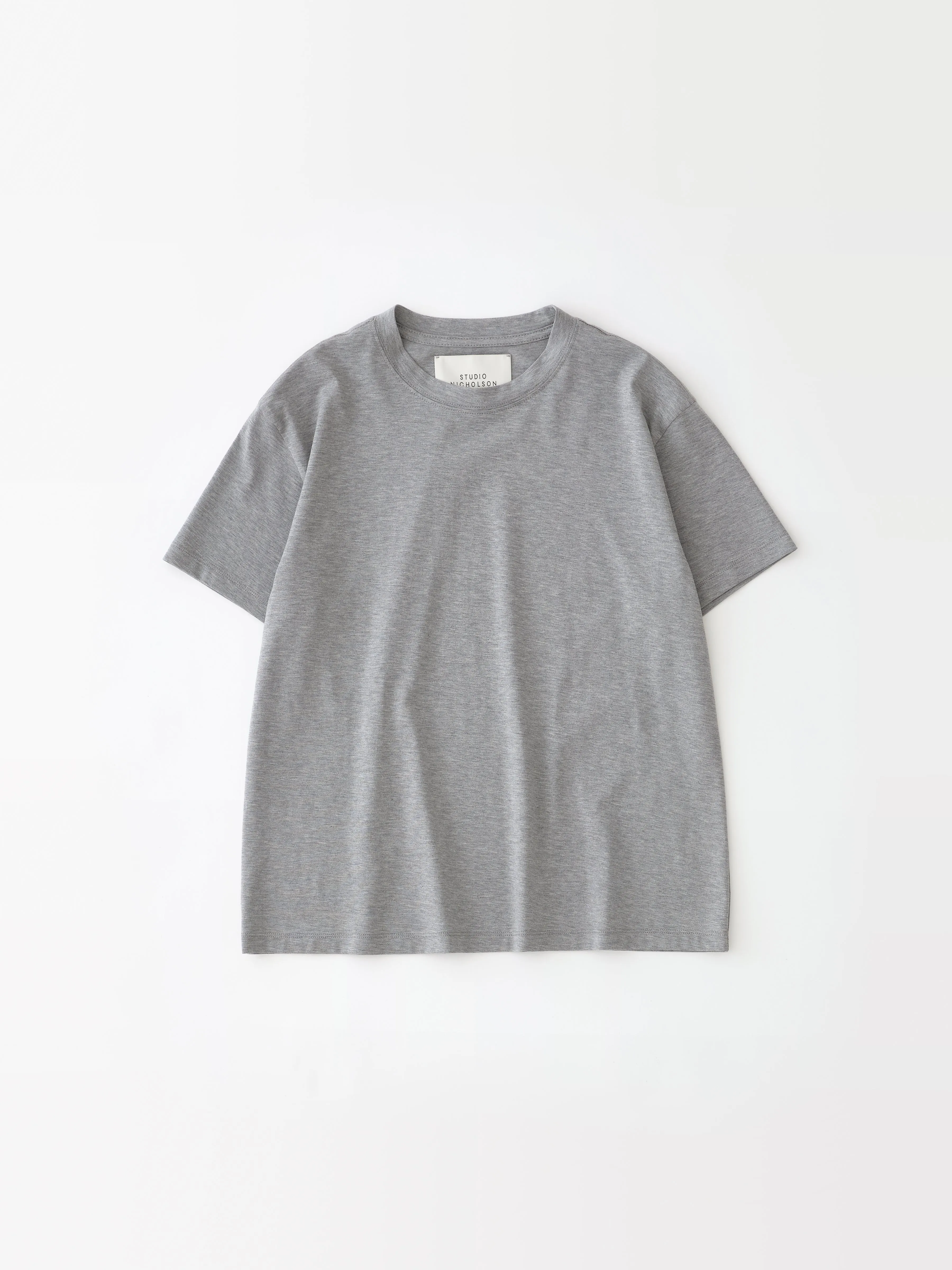 Marine T-Shirt in Grey Marl sold by Studio Nicholson product image thumbnail 5