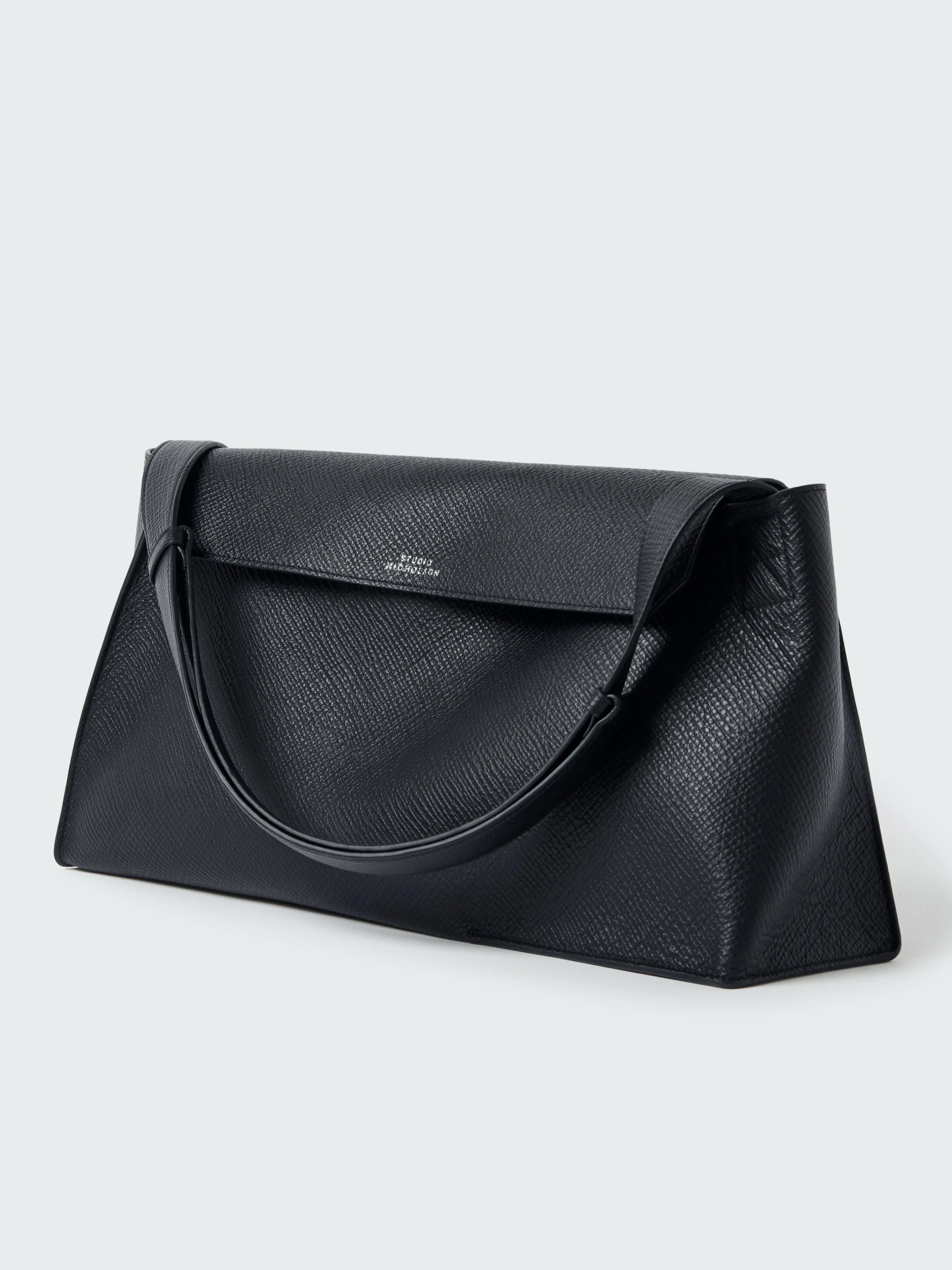 Shiboru Leather Bag in Darkest Navy sold by Studio Nicholson product image thumbnail 2
