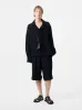 Joshua Linen Short in Darkest Navy sold by Studio Nicholson