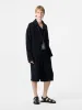 Joshua Linen Short in Darkest Navy sold by Studio Nicholson