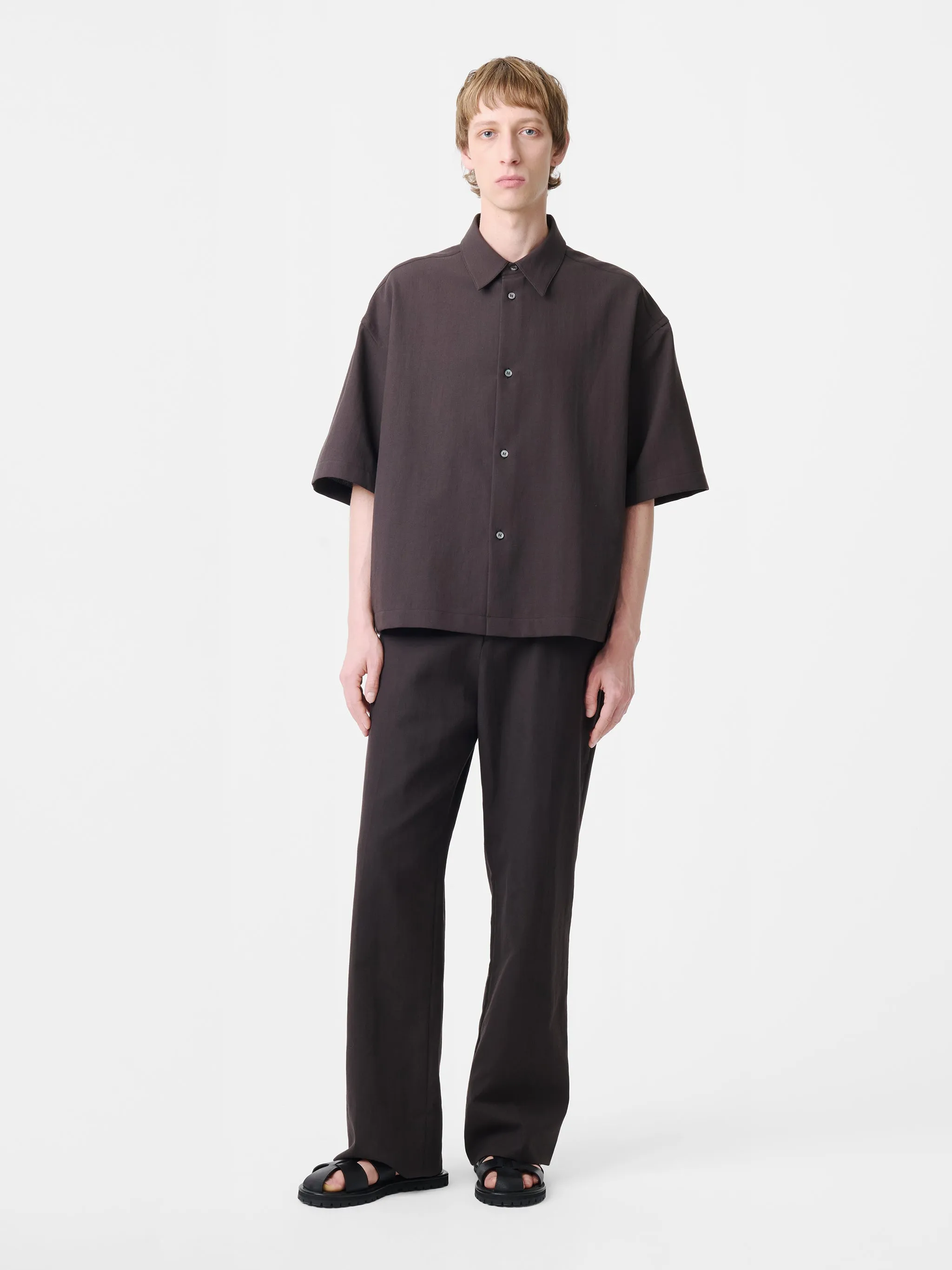 Sanko Shirt in Muscat sold by Studio Nicholson product image thumbnail 4