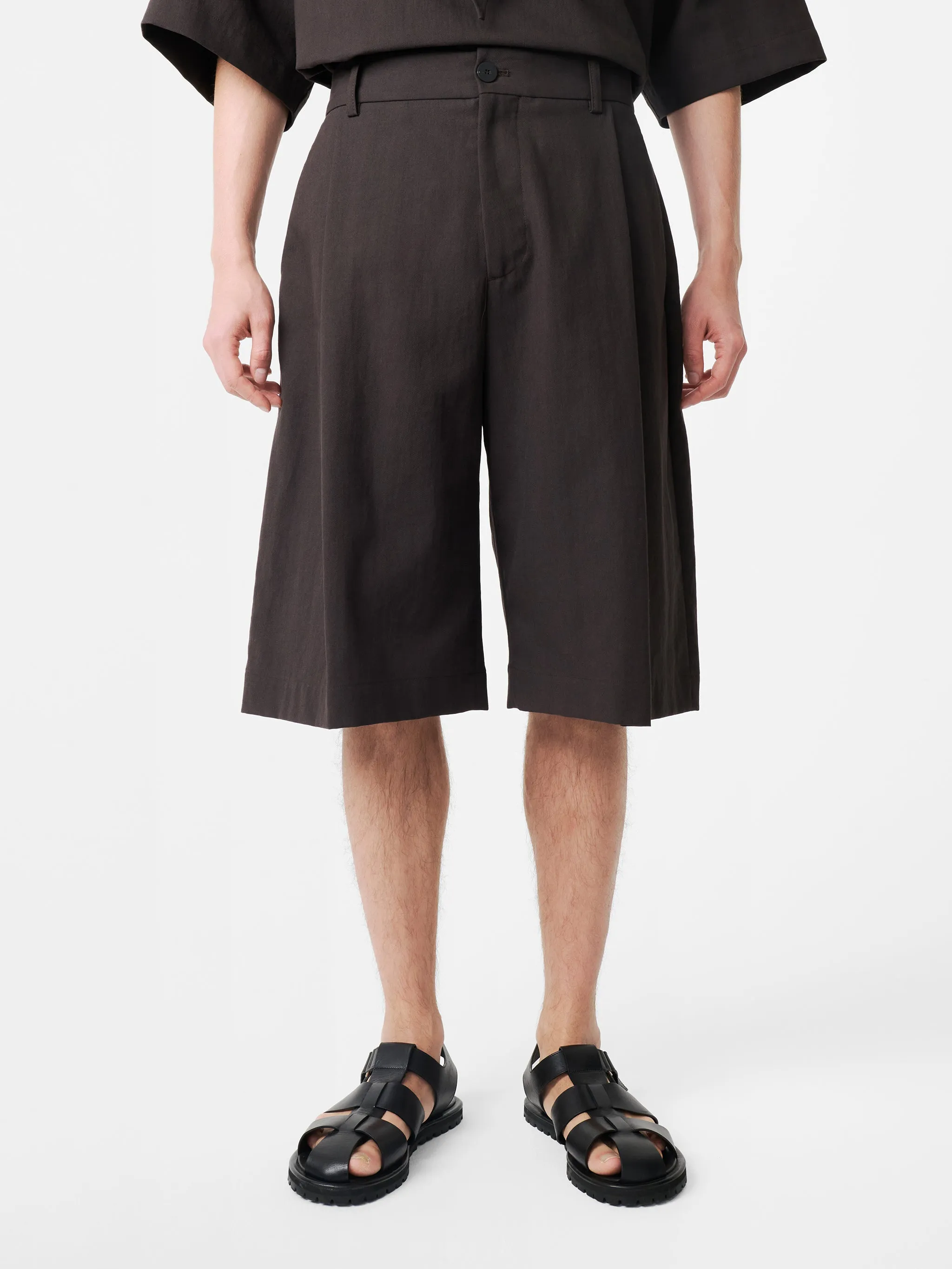 Fowld Short in Muscat sold by Studio Nicholson product image thumbnail 4