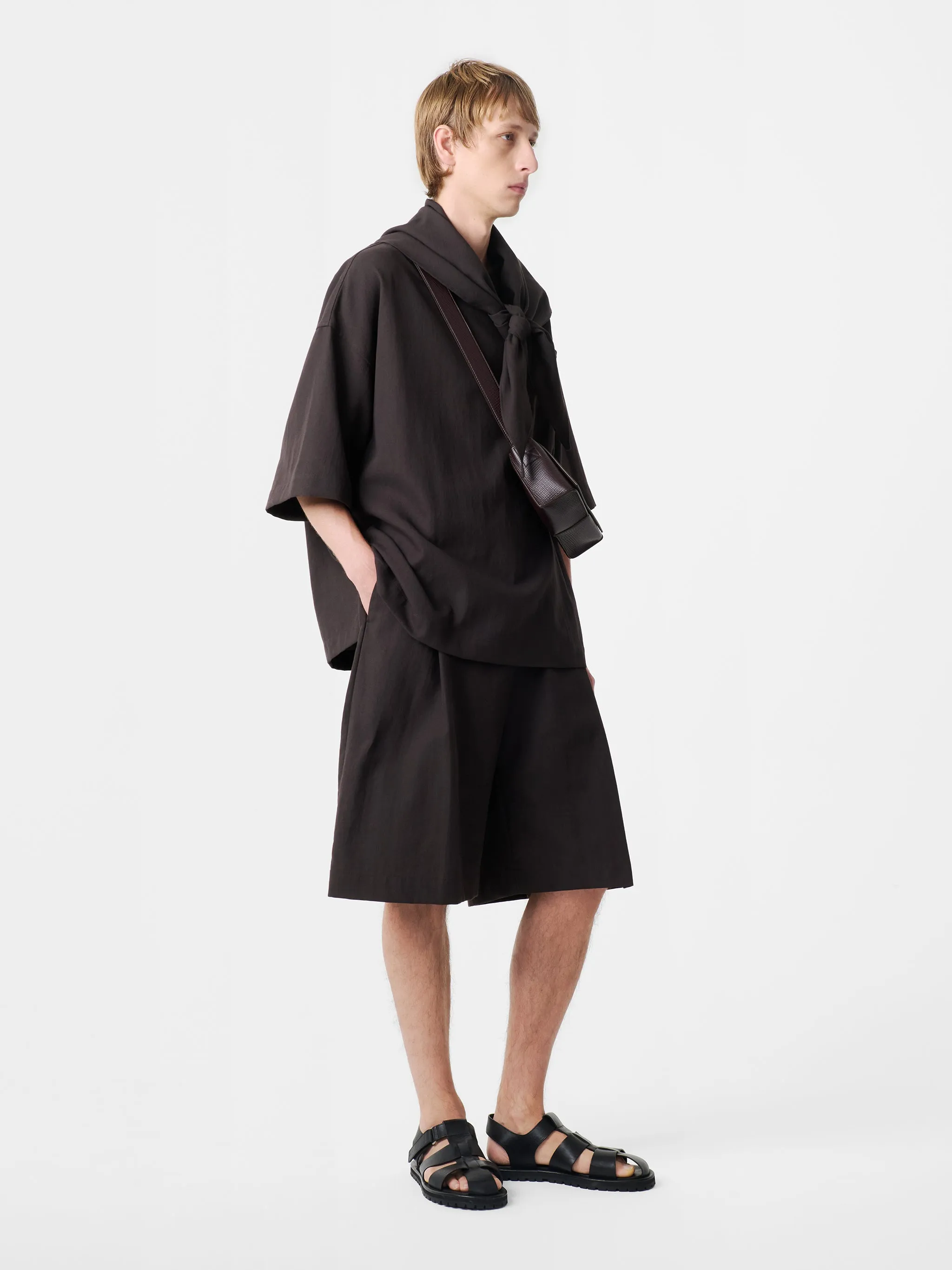 Fowld Short in Muscat sold by Studio Nicholson product image thumbnail 3