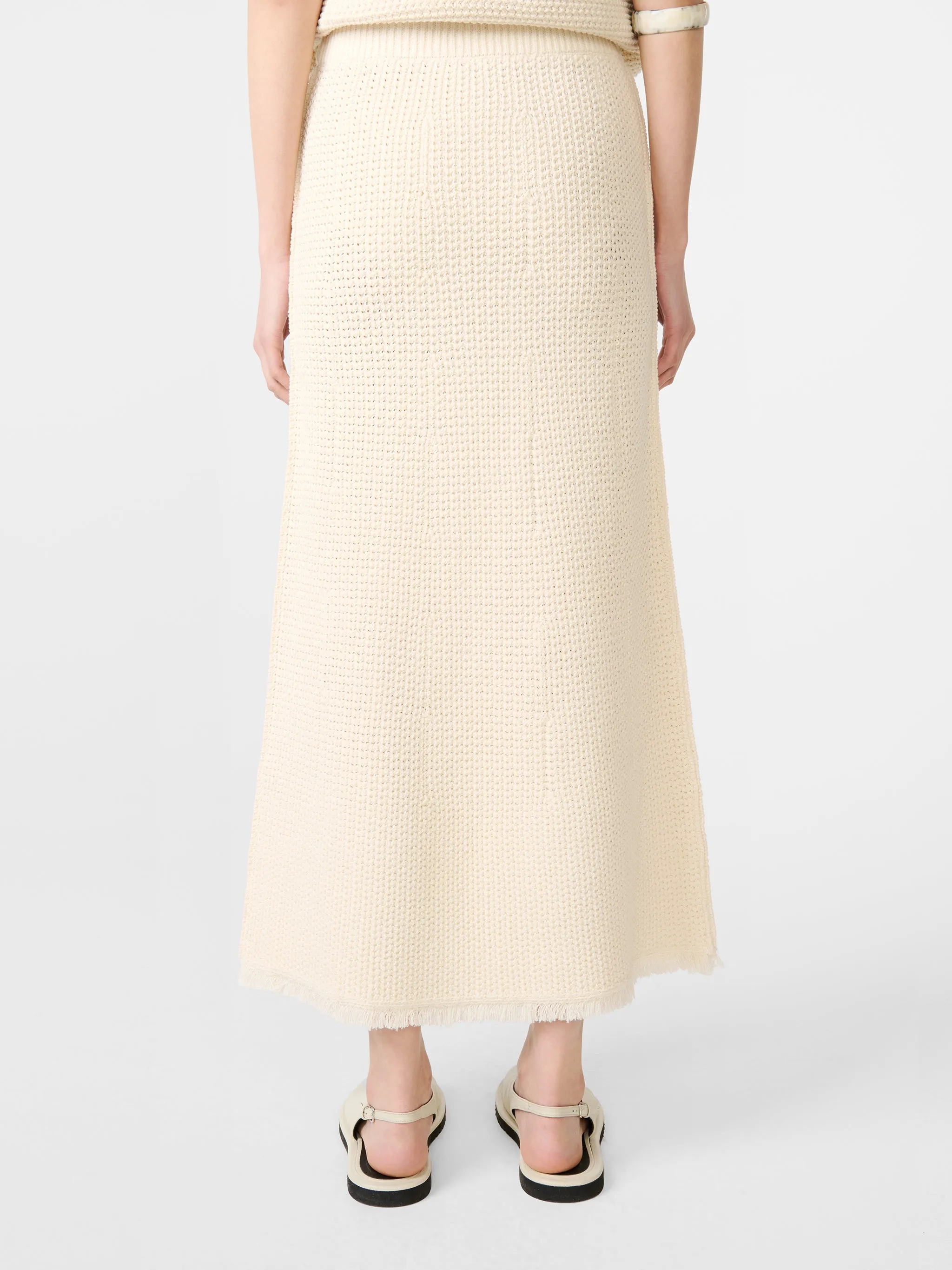 Rye Skirt in Cream sold by Studio Nicholson product image thumbnail 5