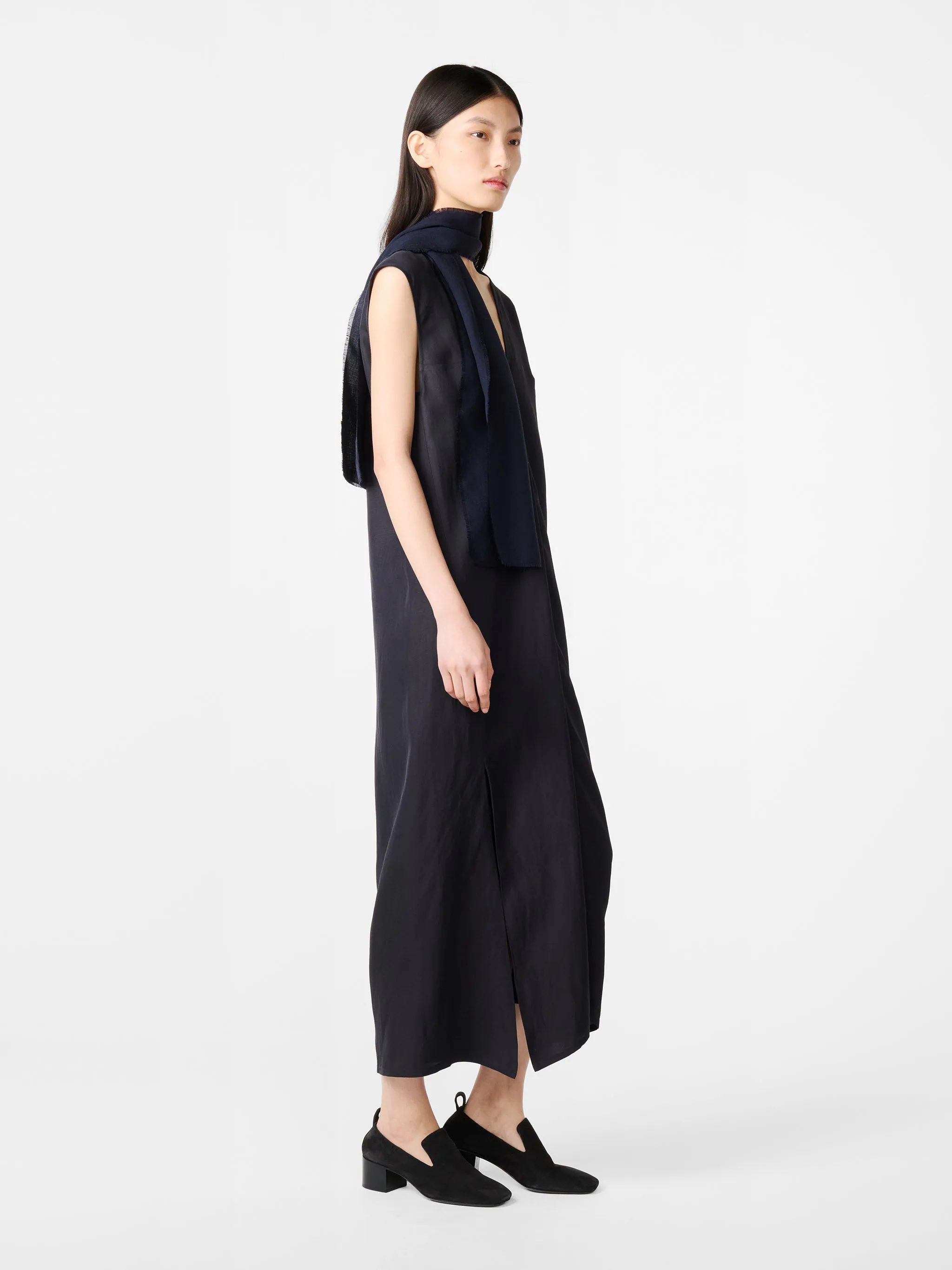 Lise Linen Dress in Darkest Navy sold by Studio Nicholson product image thumbnail 3