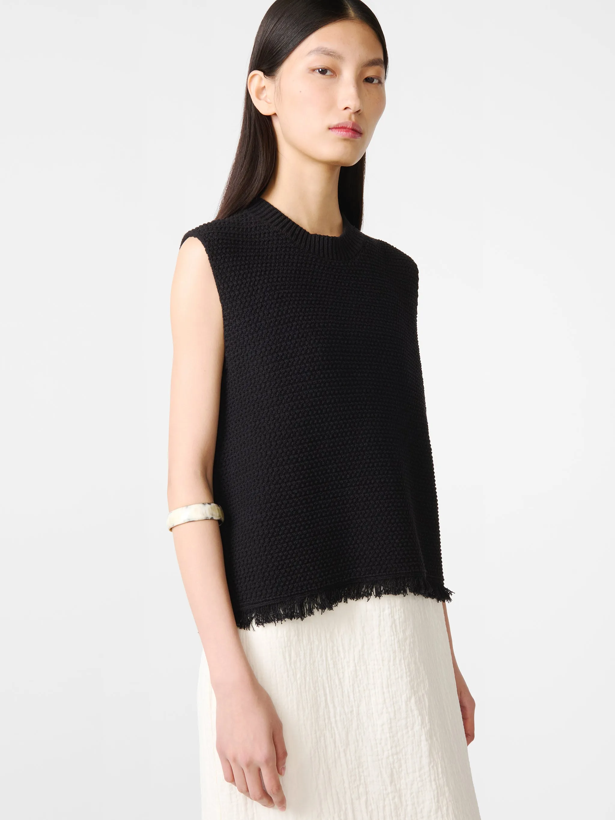 Fray Knit in Black sold by Studio Nicholson