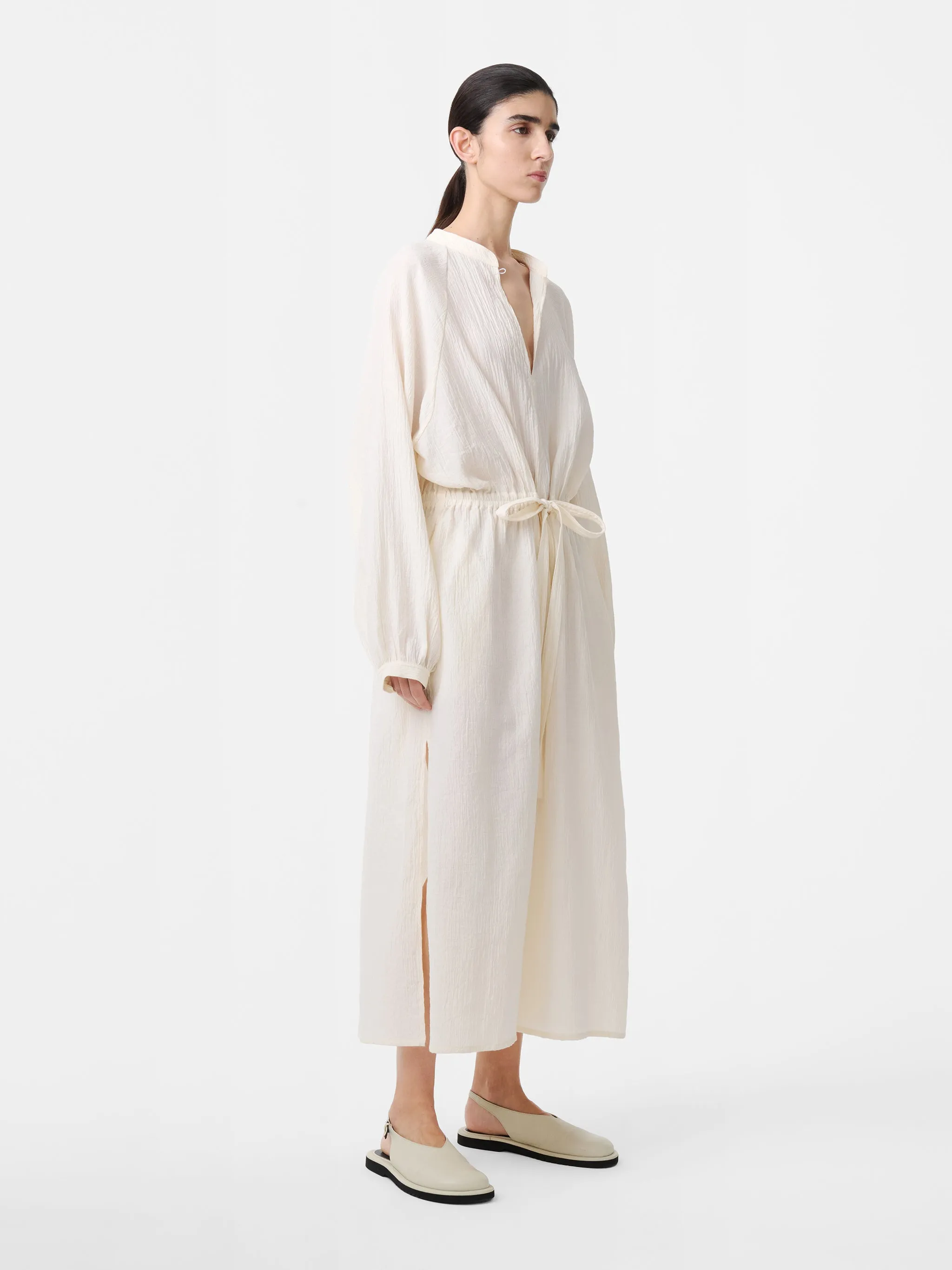 Blanca Dress in Milk sold by Studio Nicholson product image thumbnail 4